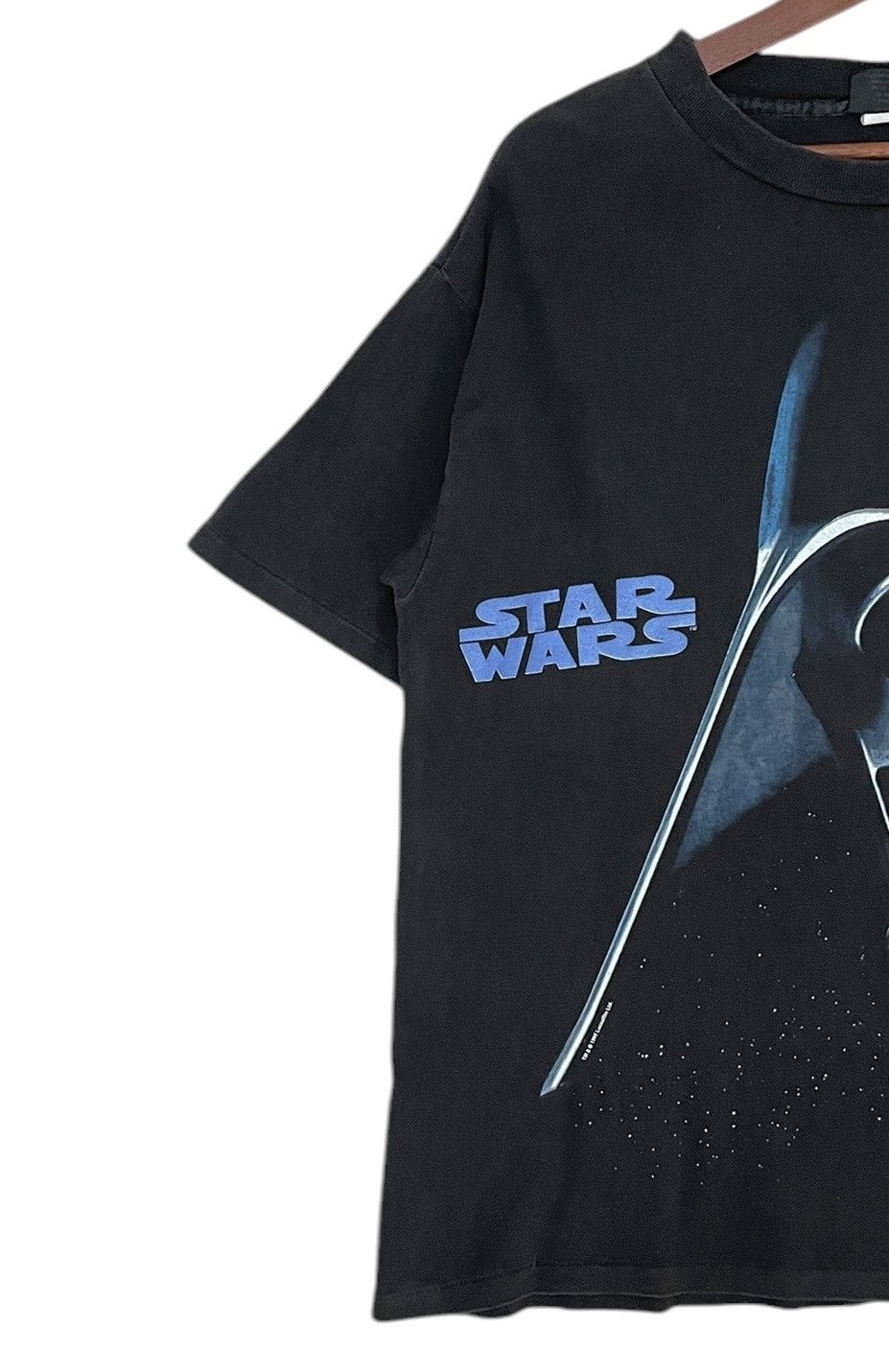 Vintage Vintage Movie Star Wars Darth Vader T-shirt 1990s Size US L / EU 52-54 / 3 - 3 Thumbnail