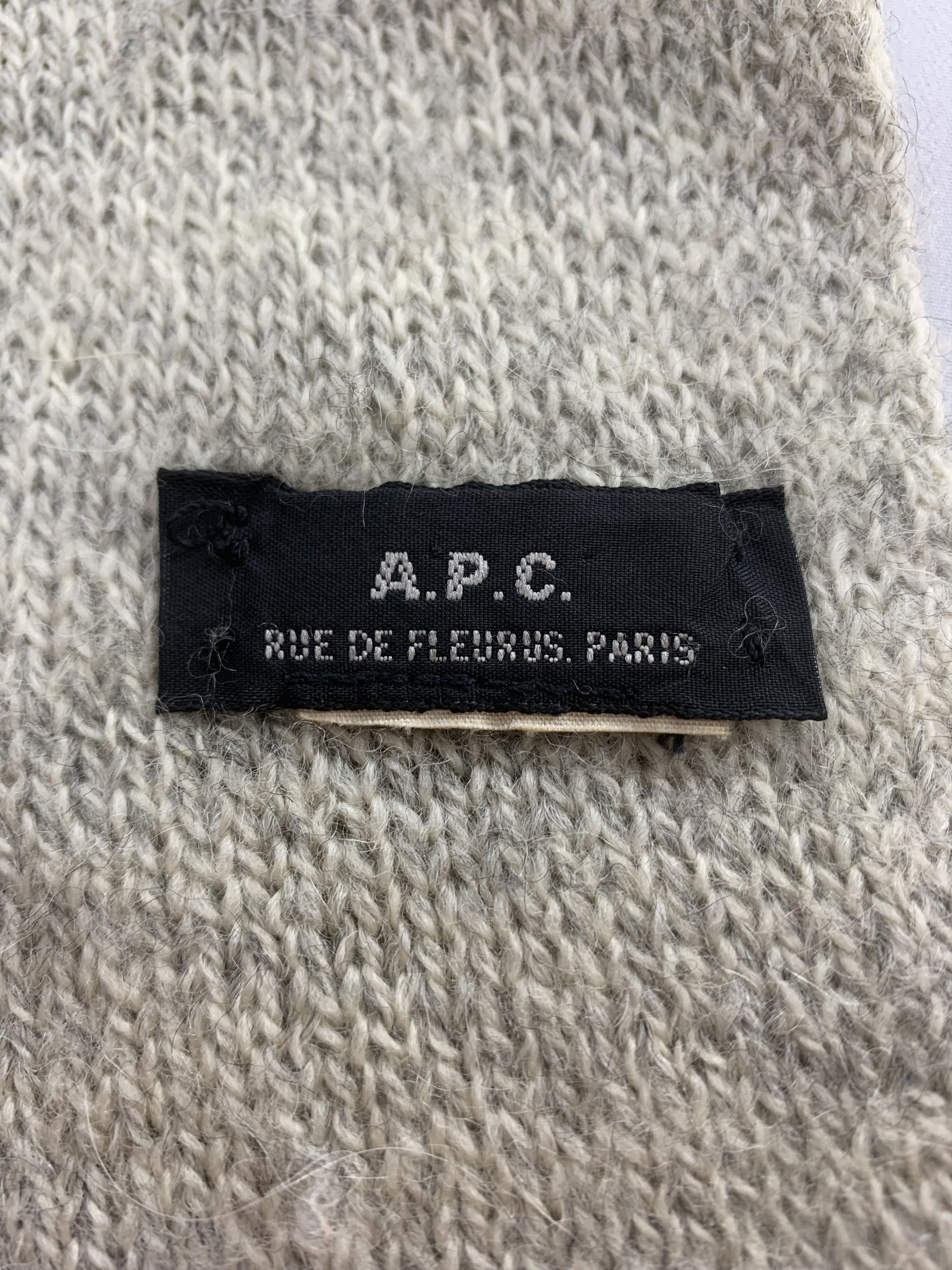 A.P.C. APC Scarf Wool Muffler Neck Wrap BL3159 Size ONE SIZE - 4 Thumbnail