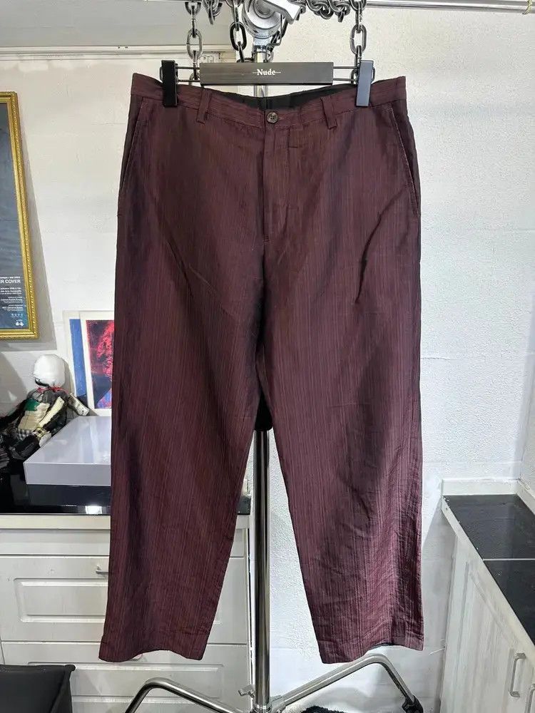 Dries Van Noten Dries Van Noten Dries van noten strips trousers-2506 Size US 32 / EU 48 - 1 Thumbnail