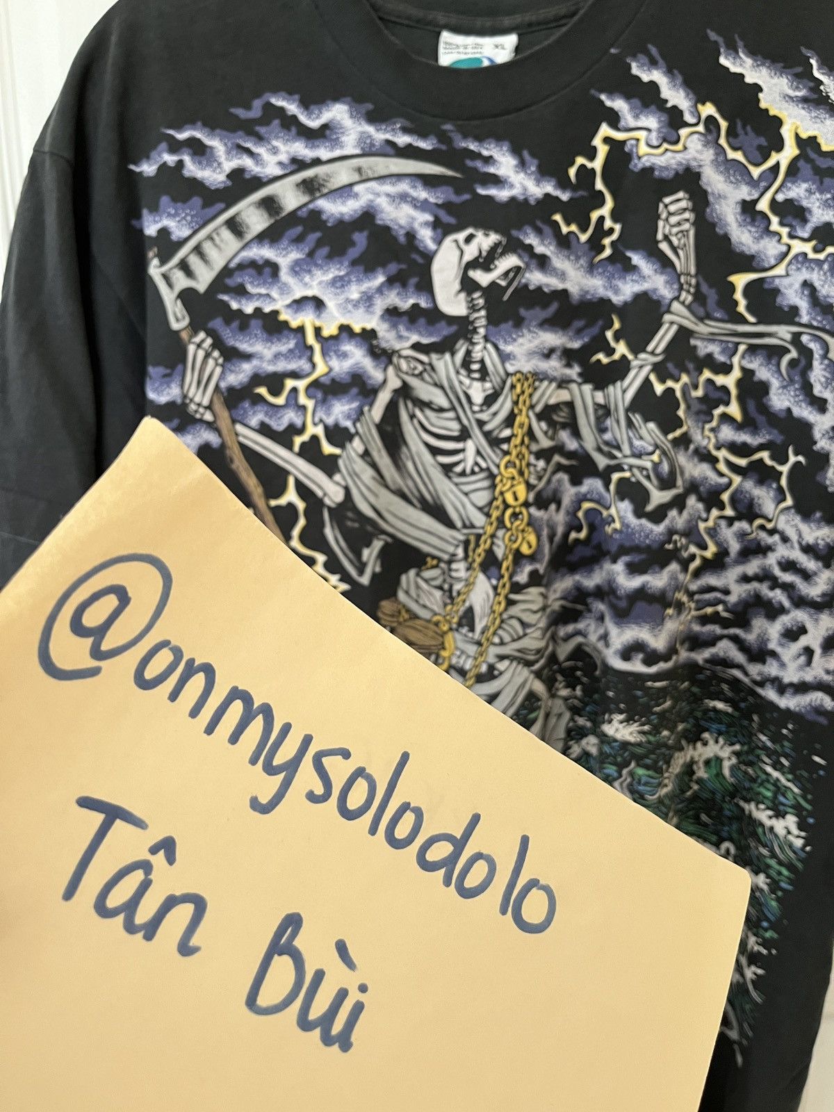 Liquid Blue × Vintage Vintage Liquid Blue Ian Bohorquez 1994 T-Shirt Size US XL / EU 56 / 4 - 7 Thumbnail