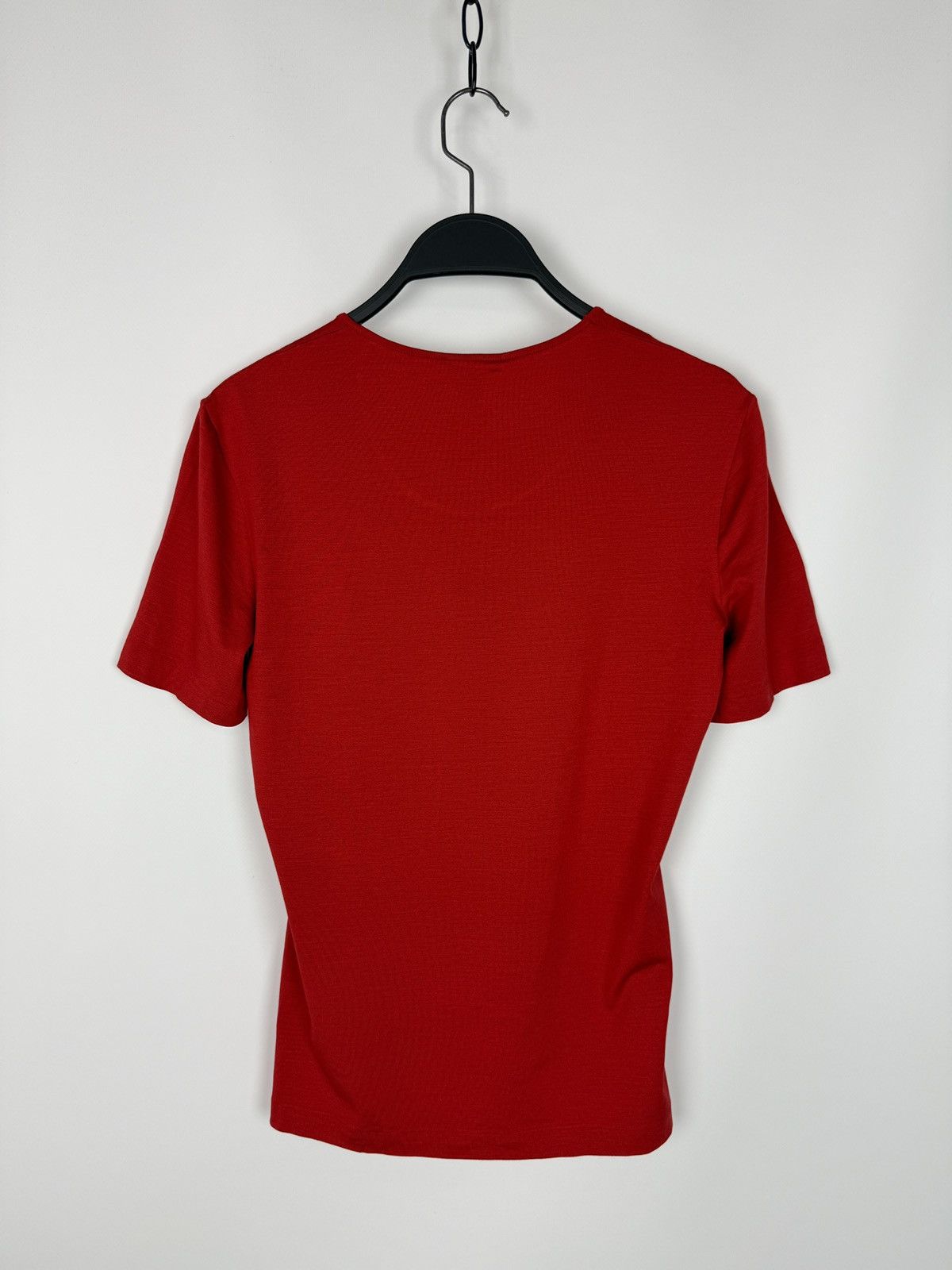 Escada Escada Basic Blank Red Silk Blend Slim Top T-Shirt 36 Size XS / US 0-2 / IT 36-38 - 6 Thumbnail