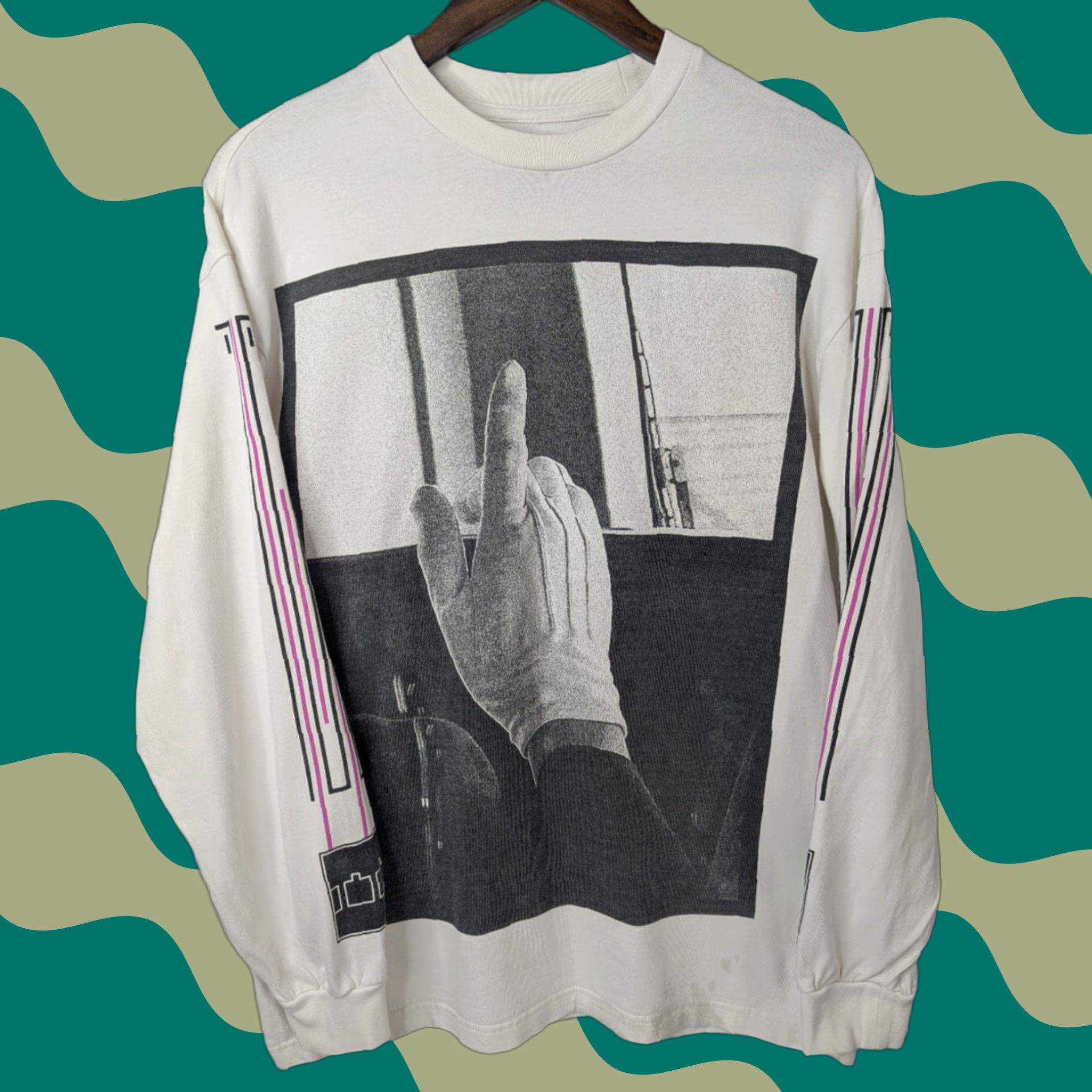 The Trilogy Tapes The Trilogy Tapes Train Trustpilot Long Sleeve Shirt M White Mens Size US M / EU 48-50 / 2 - 1 Thumbnail