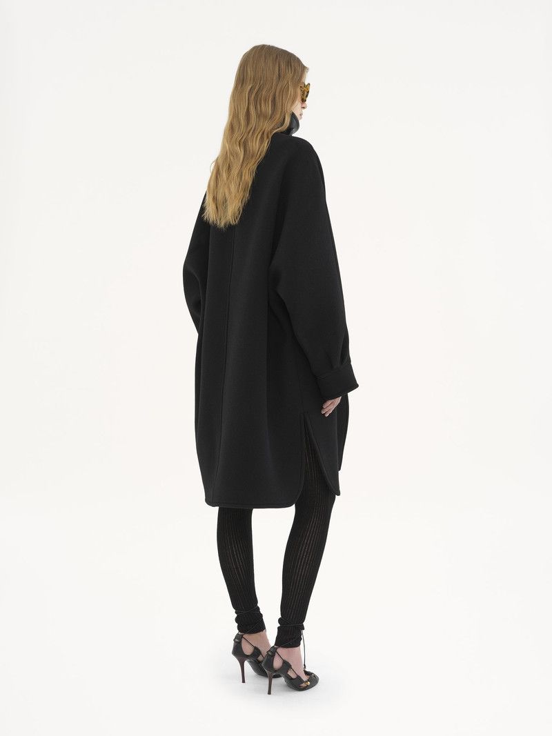 Chloe o1loc1c11125 Coat in Black Size M / US 6-8 / IT 42-44 - 5 Thumbnail