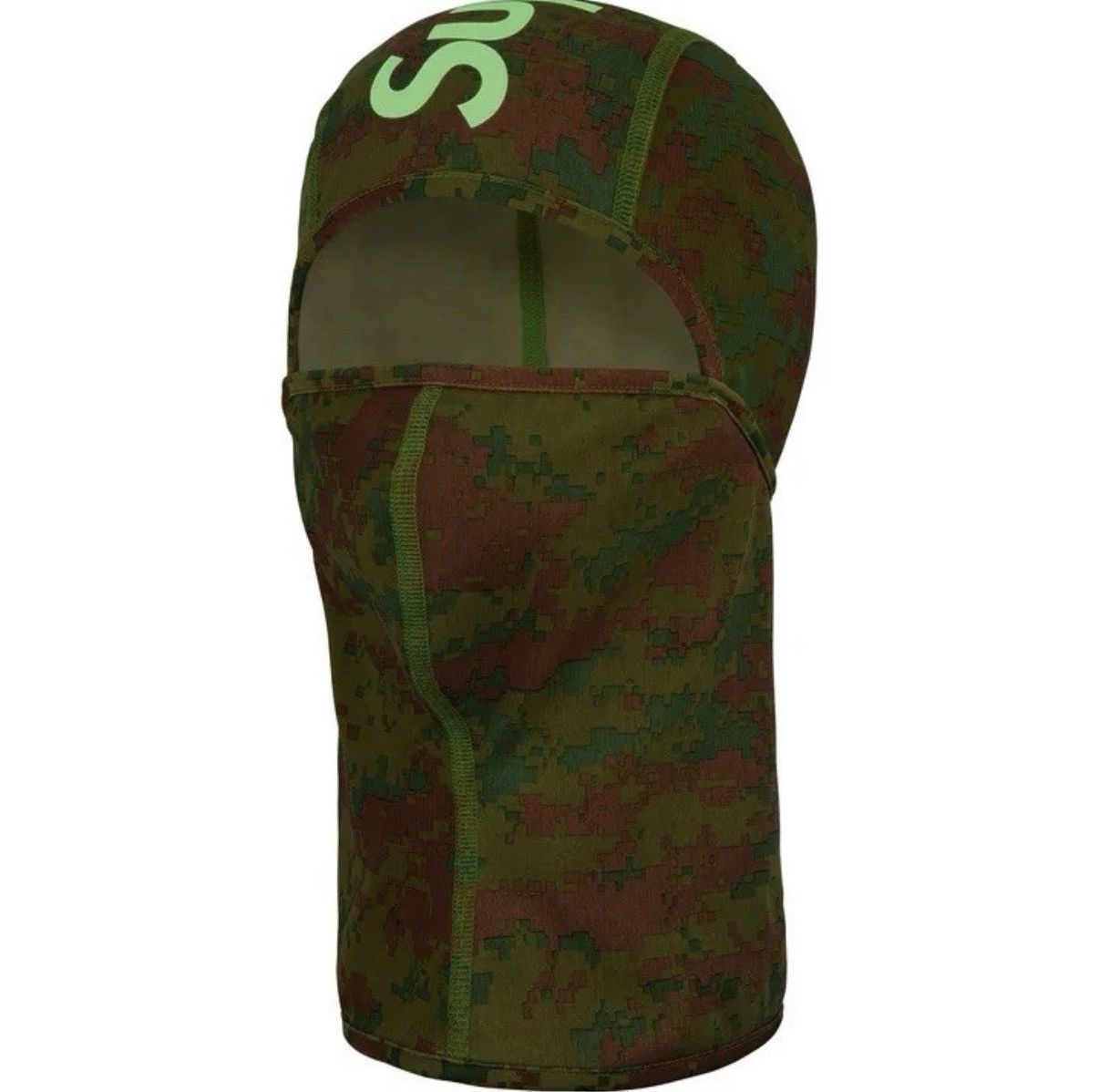 Supreme Supreme (FW25) Heat Reactive Digi Camo Balaclava Olive Size ONE SIZE - 4 Thumbnail