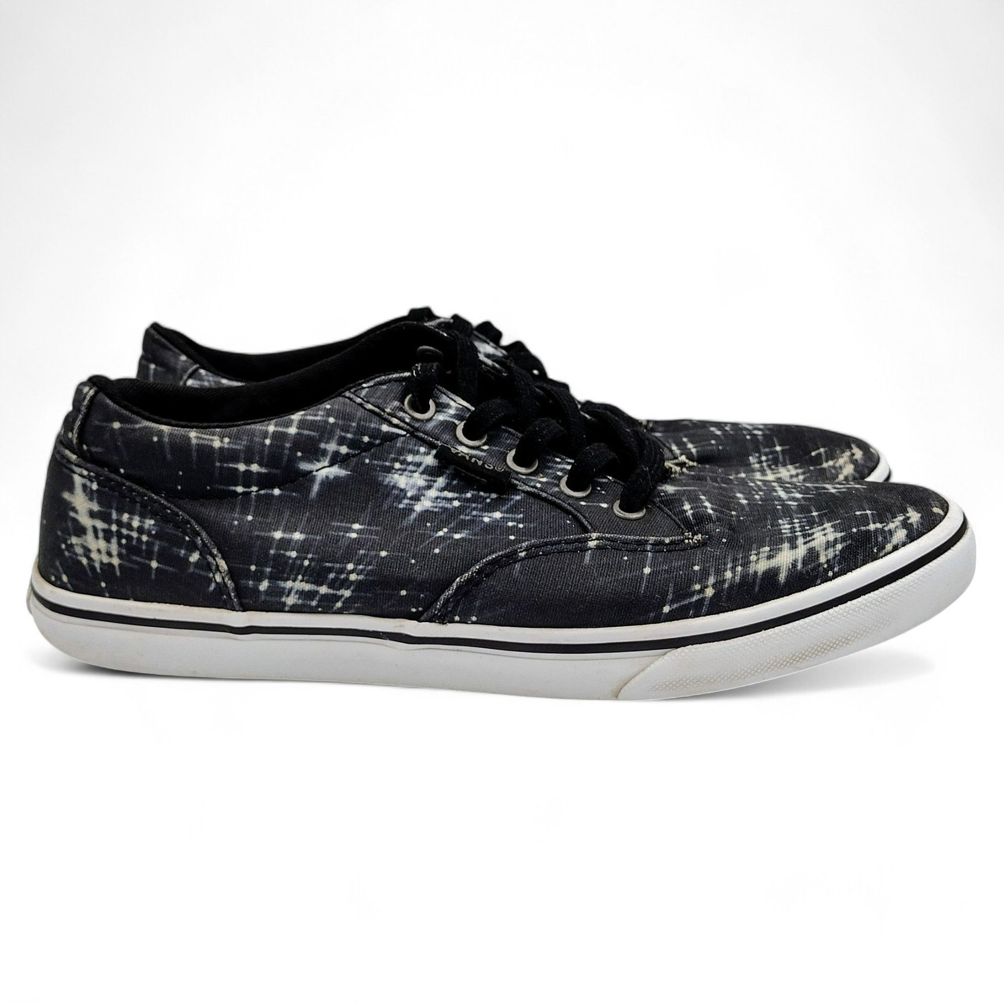 Vans VANS Winston Shooting Stars Skate Shoes Lace Up Black White Size US 7 / IT 37 - 3 Thumbnail