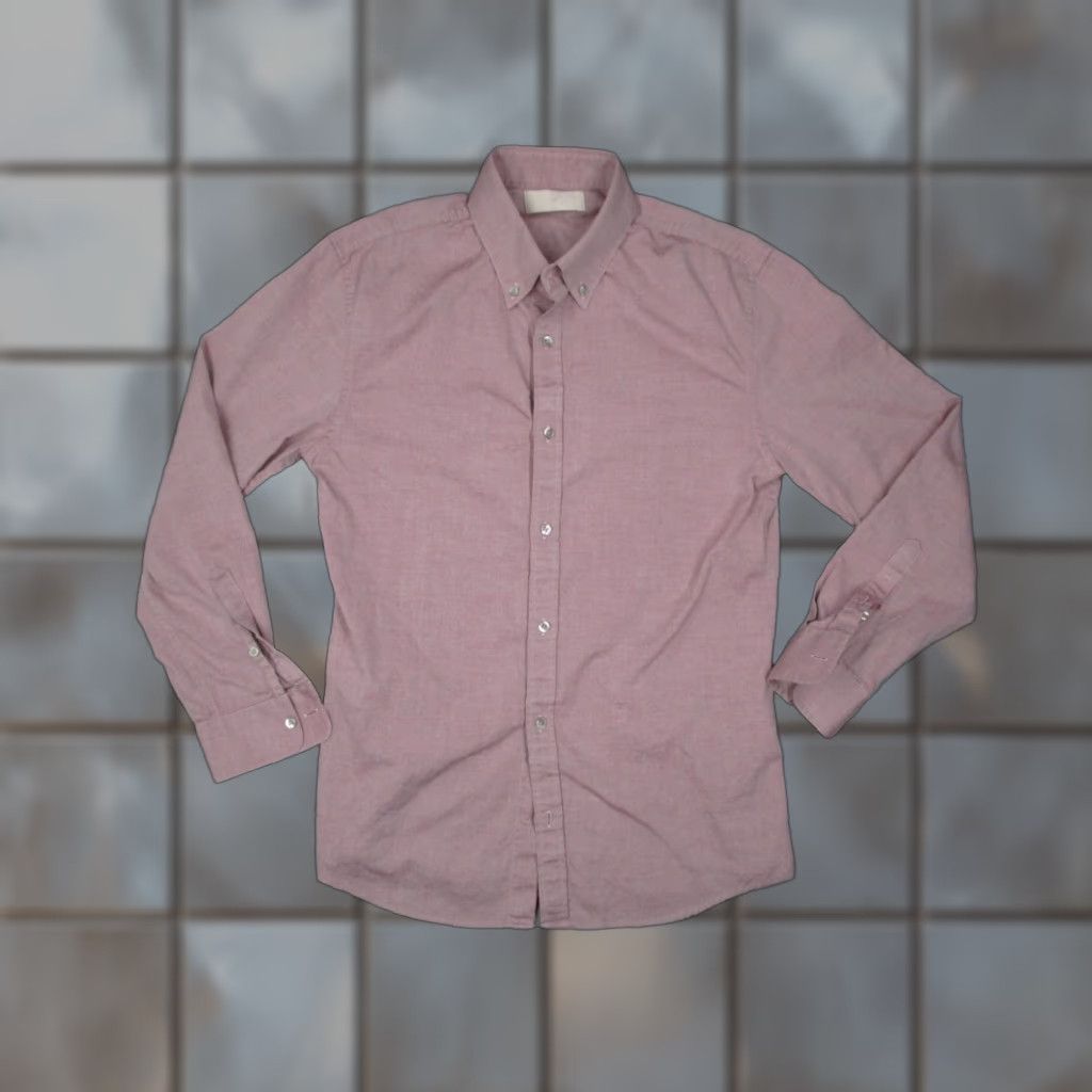 ALOHAS Aloha Rag Button Up Shirt Mens Small Red Long Sleeve Twill Cotton Made in Japan Mens Size US S / EU 44-46 / 1 - 1 Thumbnail
