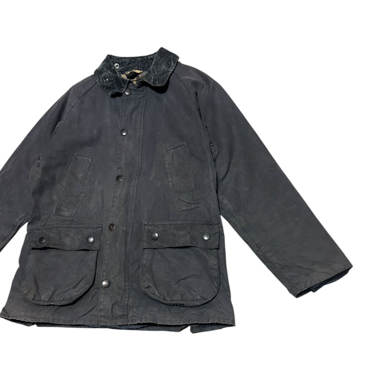 Barbour Trashed Vintage Barbour SL BEDALE jacket Sunfaded Size US M / EU 48-50 / 2 - 3 Thumbnail