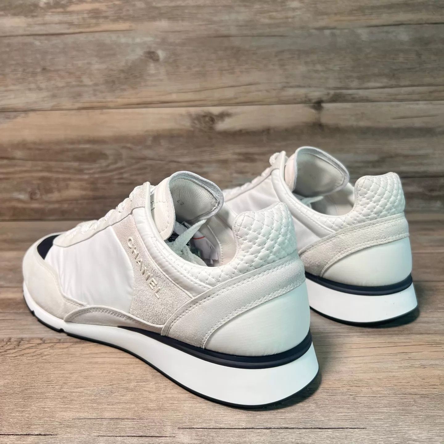 Chanel Chanel Men's Black & White Panda Trainer 42 Size US 9 / EU 42 - 4 Thumbnail