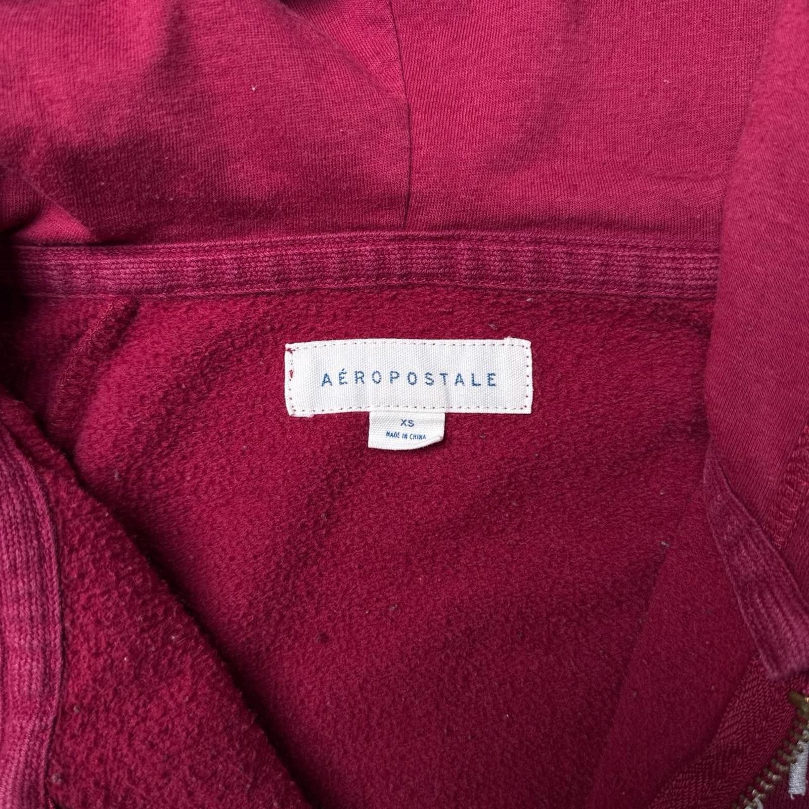 Aeropostale Y2K Aeropostale 00s Red Hoodie Jacket Size US XS / EU 42 / 0 - 7 Thumbnail