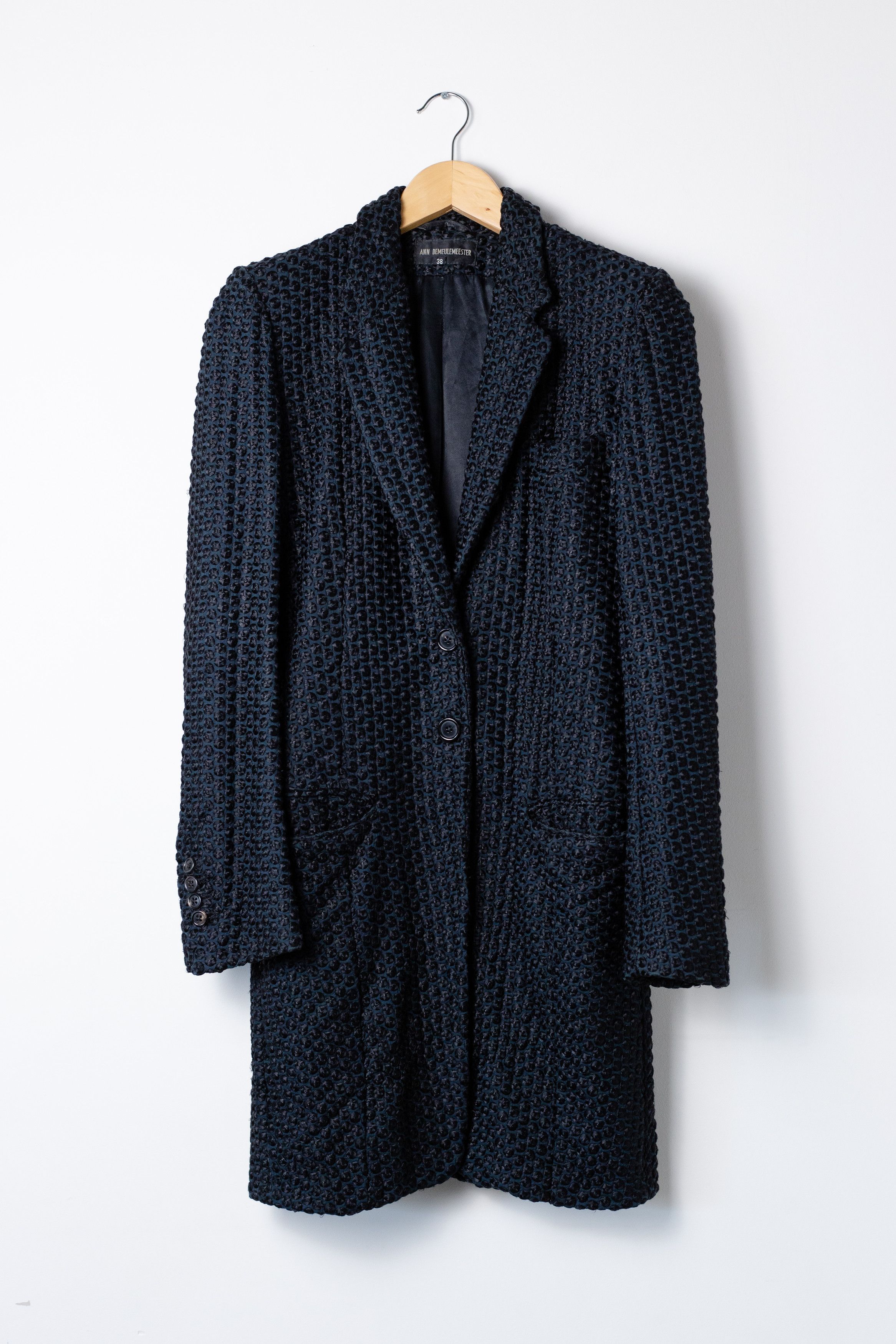 Ann Demeulemeester AW07 Jacquard coat Size US XS / EU 42 / 0 - 1 Thumbnail
