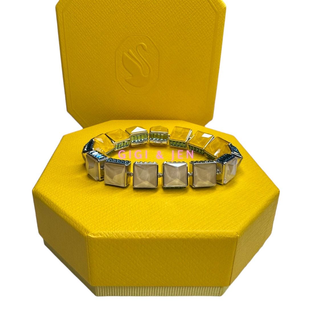 Swarovski Swarovski Orbita Square cut, Magnetic closure bracelet Size ONE SIZE - 1 Thumbnail