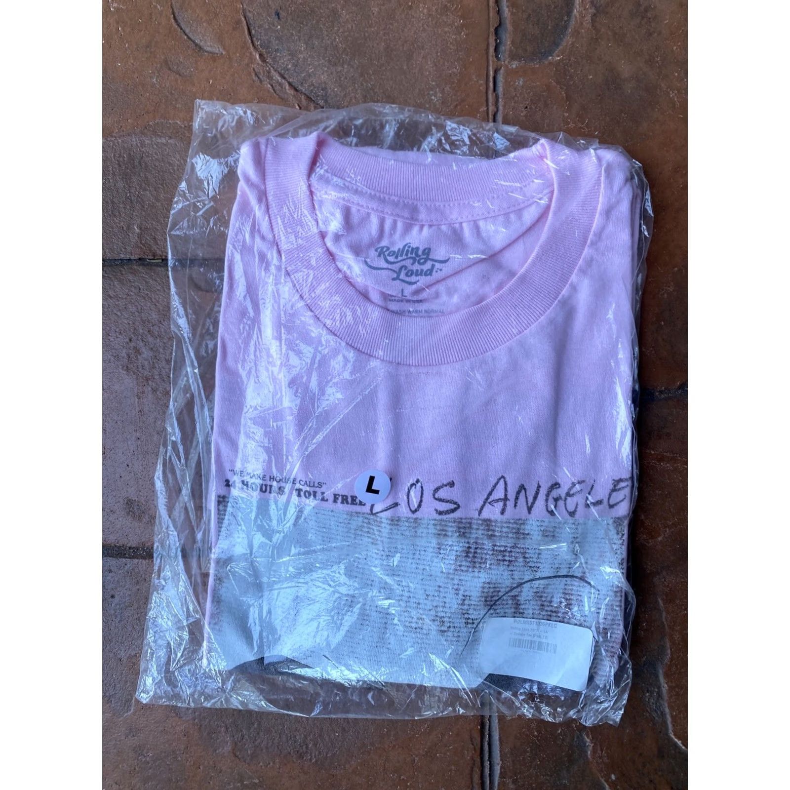 Vintage Rolling Loud 2017 Los Angeles Festival T-Shirt L Pink Crew Neck Cotton Short Sleeve Men Shirt Hip Hop Music Vintage: No Size US L / EU 52-54 / 3 - 3 Thumbnail
