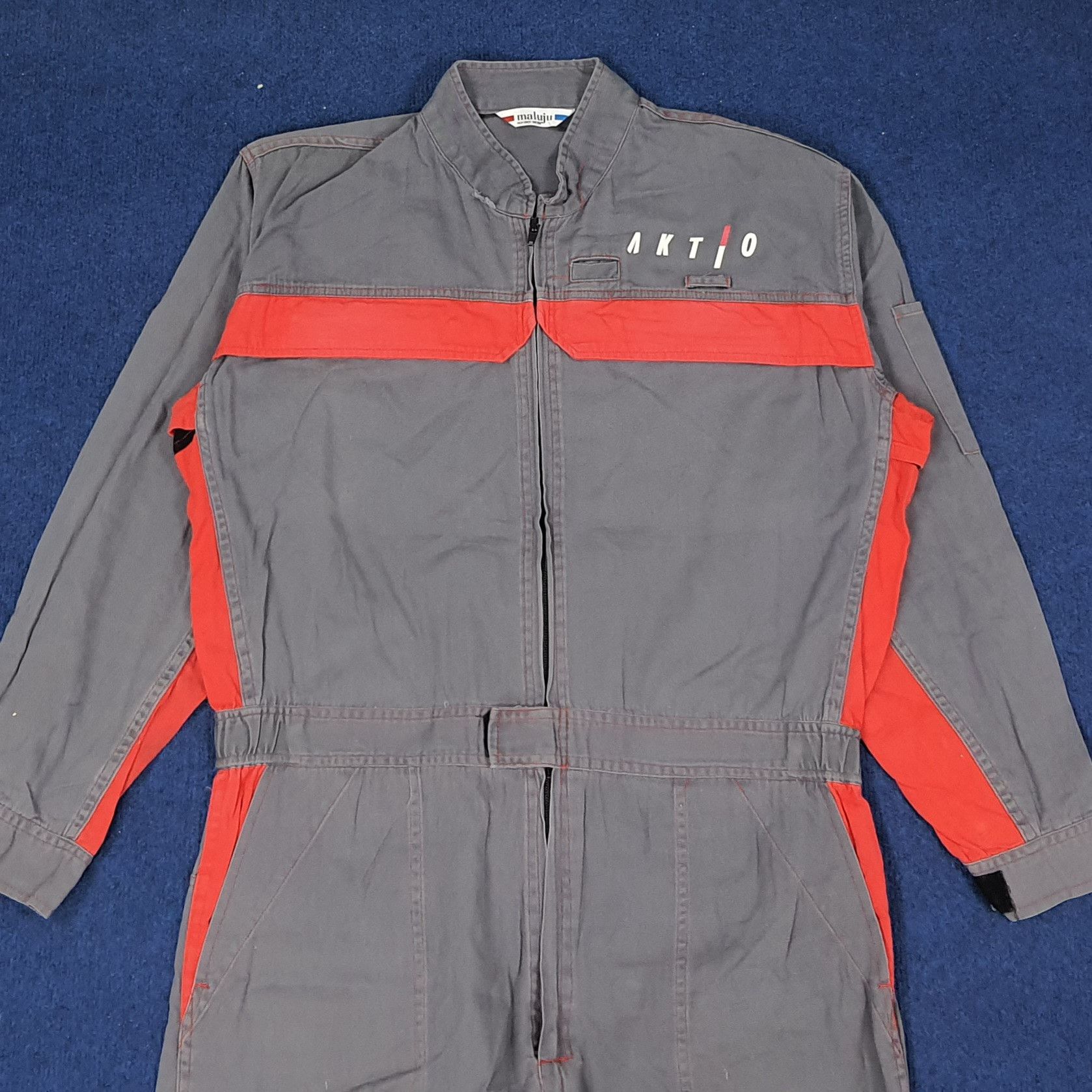 Japanese Brand × Vintage Vintage Aktio Japanese Brand Workwear Coverall C215N4 Size US M / EU 48-50 / 2 - 3 Thumbnail