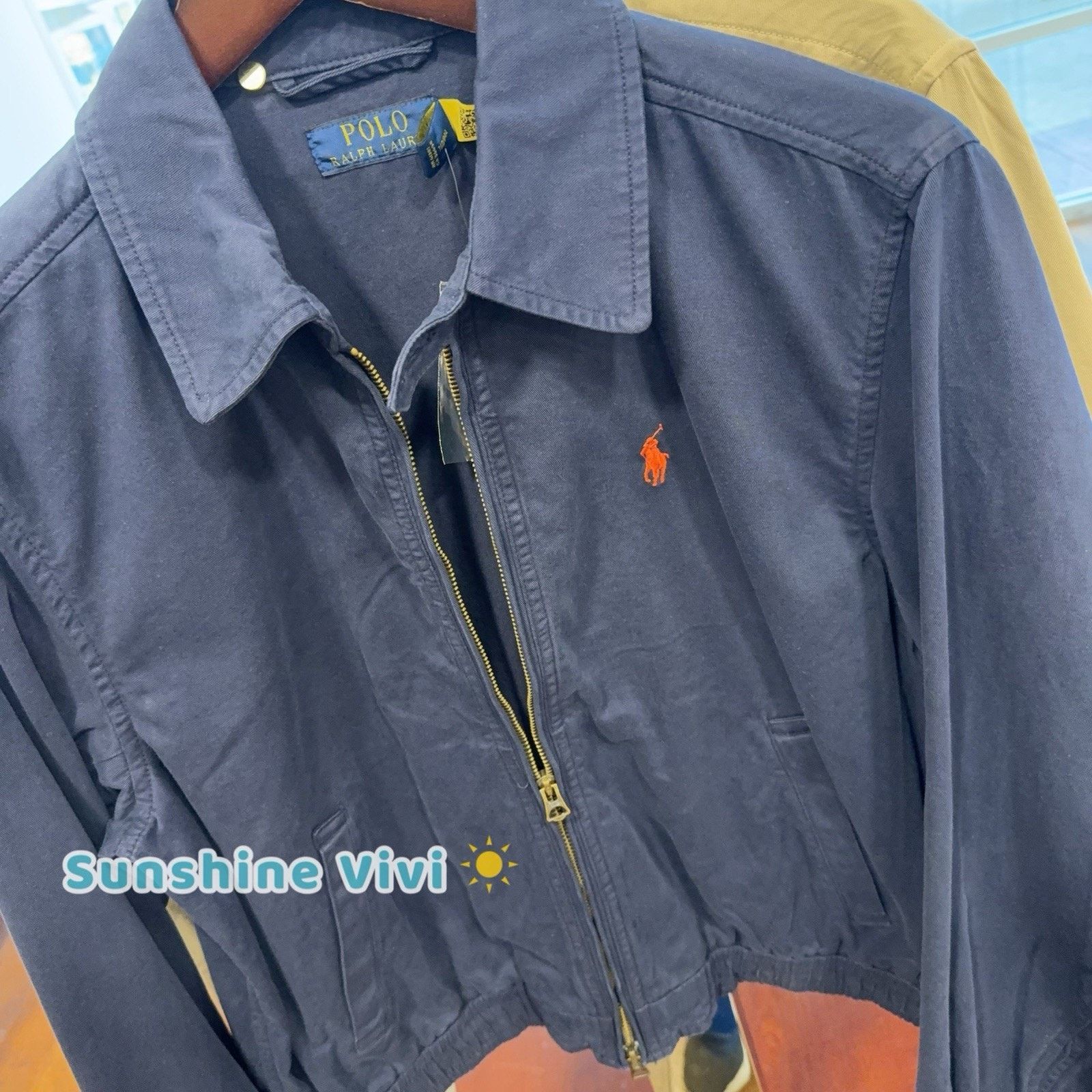 Polo Ralph Lauren NWT Polo Ralph Lauren Women's Cotton Twill JACKET Navy small Size S / US 4 / IT 40 - 4 Thumbnail