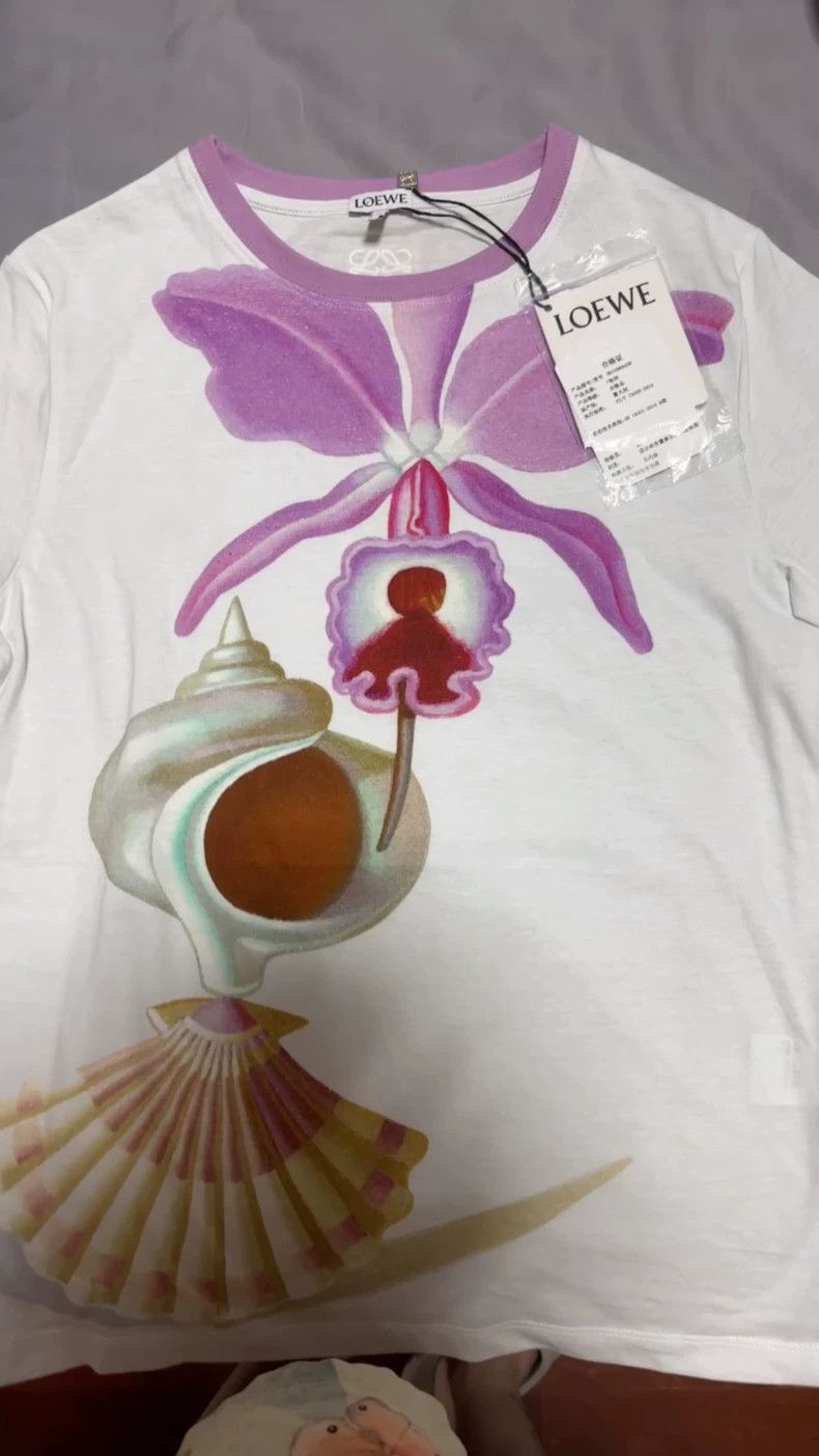 Loewe LOEWE Female print round neck short sleeve T-shirt Size S / US 4 / IT 40 - 1 Thumbnail