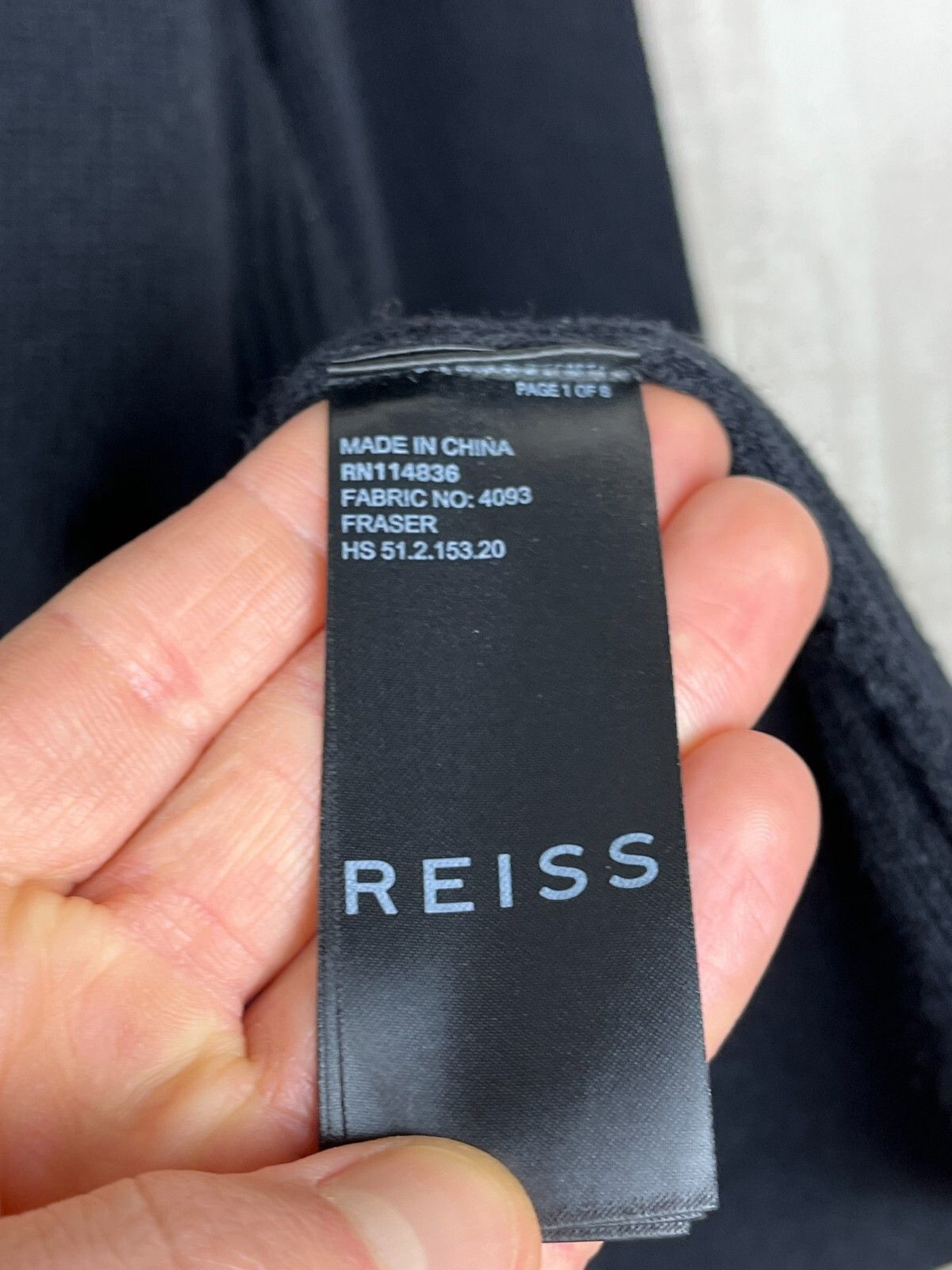 Reiss Reiss Crew Neck Shoulder Zip Sweater Nylon Wool Size US L / EU 52-54 / 3 - 13 Thumbnail
