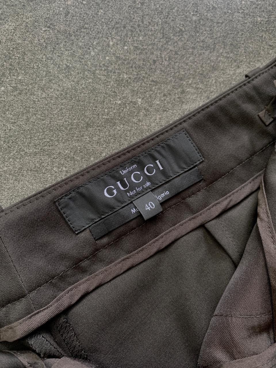 Gucci FREE TAX! BNWT Straight semi Flared Trousers Size US 29 - 9 Thumbnail