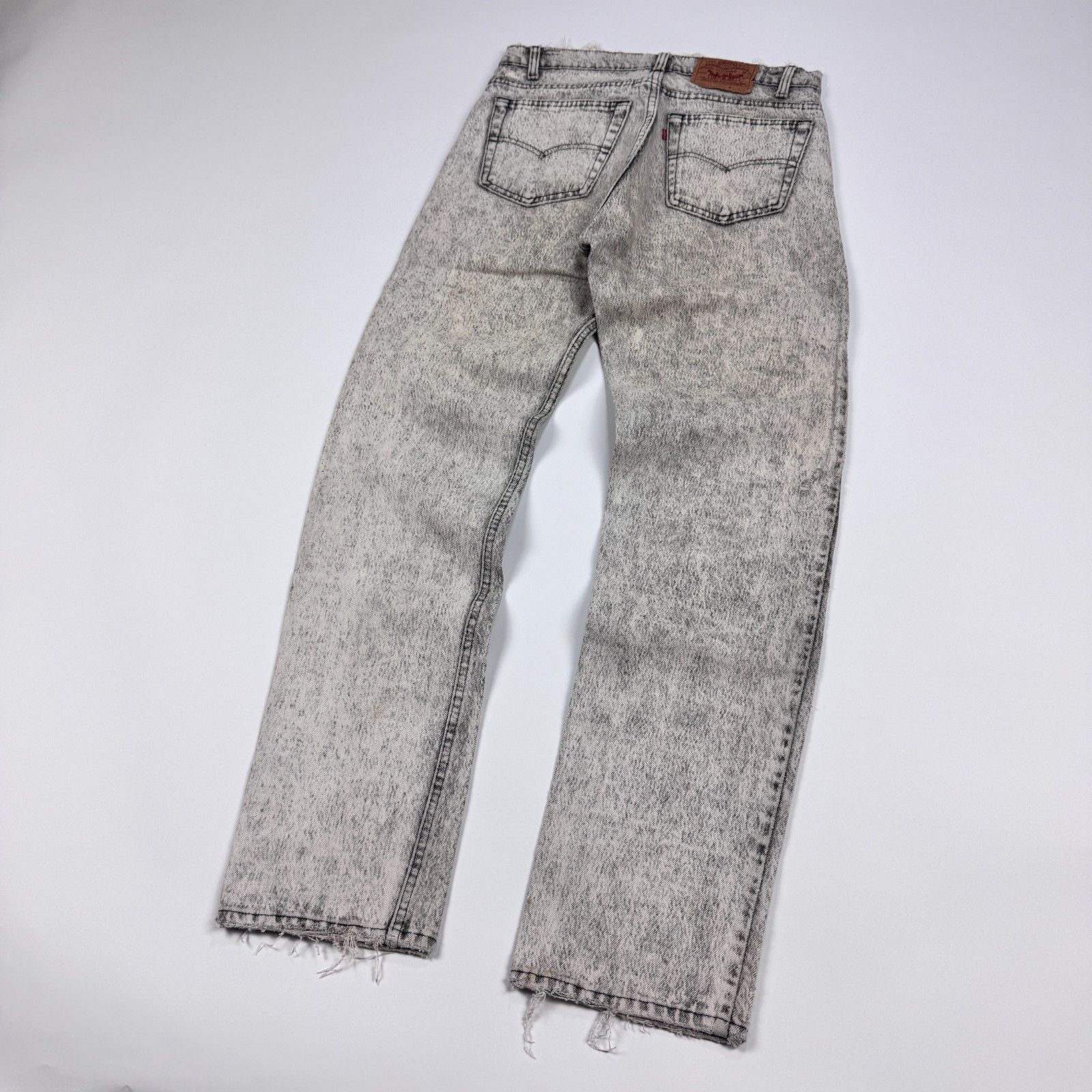 Levi's Vtg Levi's 505 Acid Wash USA Distressed Jeans 32 Size US 32 / EU 48 - 2 Thumbnail
