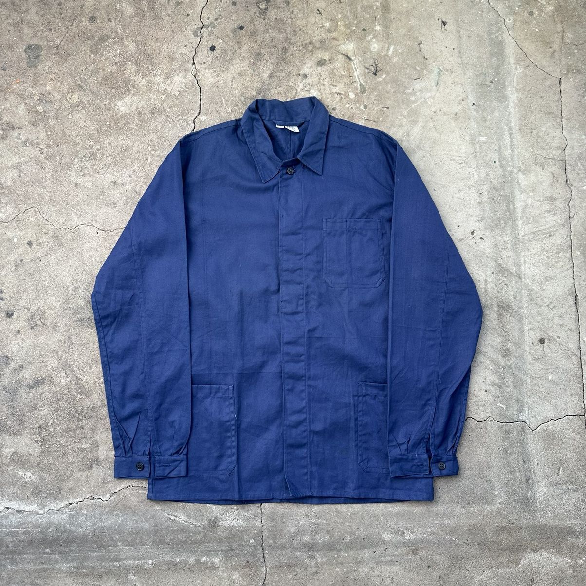 Le Laboureur Vintage lotus 80s French Workwear Sanfor Chore Jacket Size US M / EU 48-50 / 2 - 1 Thumbnail