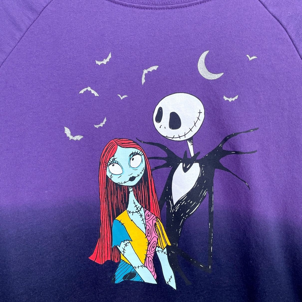 Disney Nightmare Before Christmas Sweatshirt Pajama Top Womens S Size ONE SIZE - 3 Thumbnail