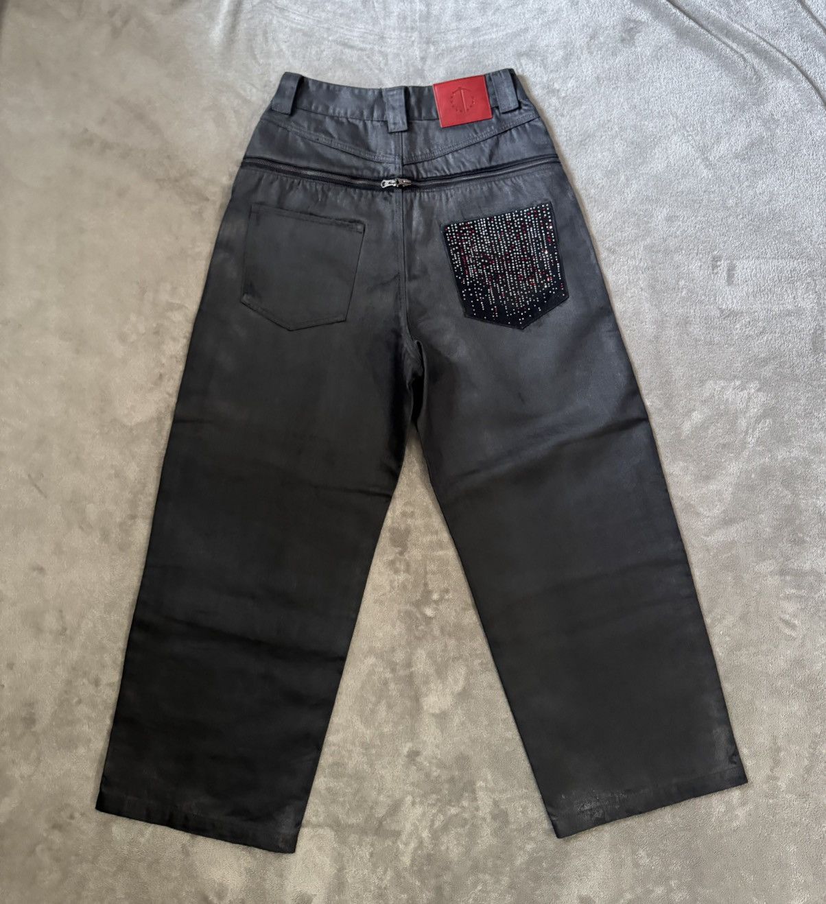 Other TecnineGroup Drill Waxed Black Jeans Size US 32 / EU 48 - 7 Thumbnail