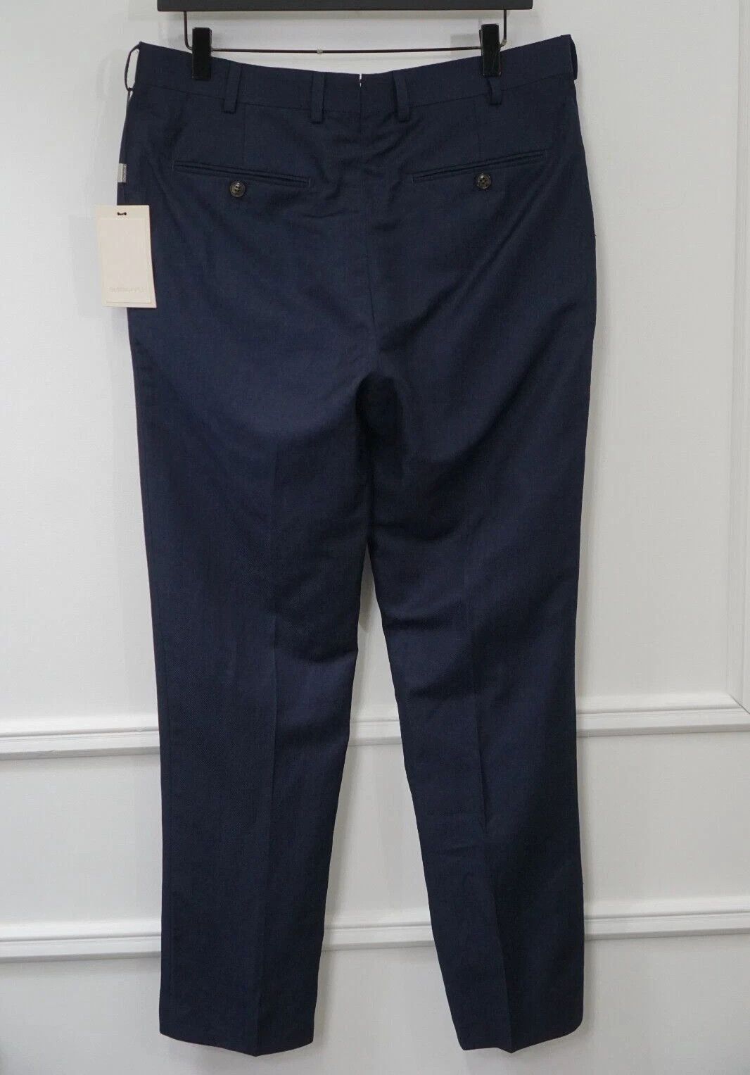 Suitsupply Men Suitsupply Trousers Navy Blue Soho Size 24 UK/US38S Size 38S - 2 Thumbnail