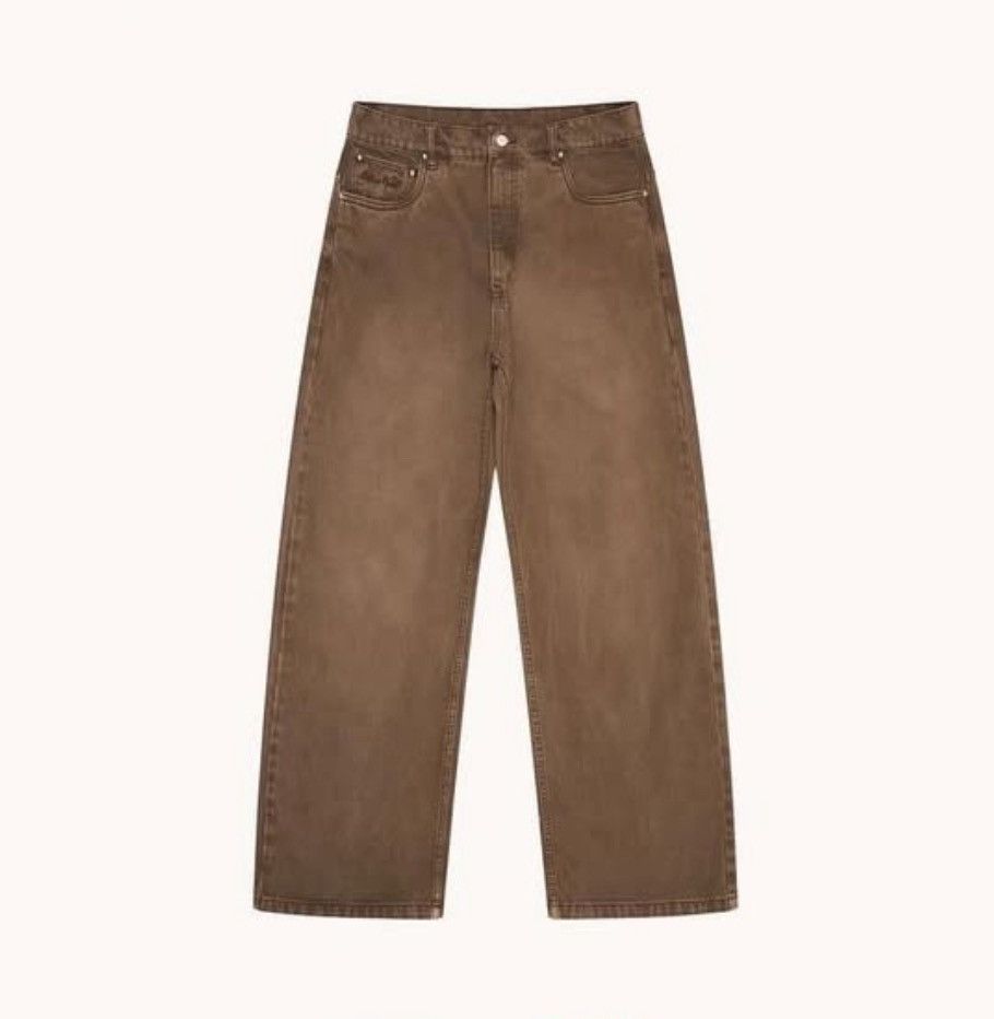 Broken Planet Broken Planet Brown Denim Jeans Size US 32 / EU 48 - 1 Thumbnail