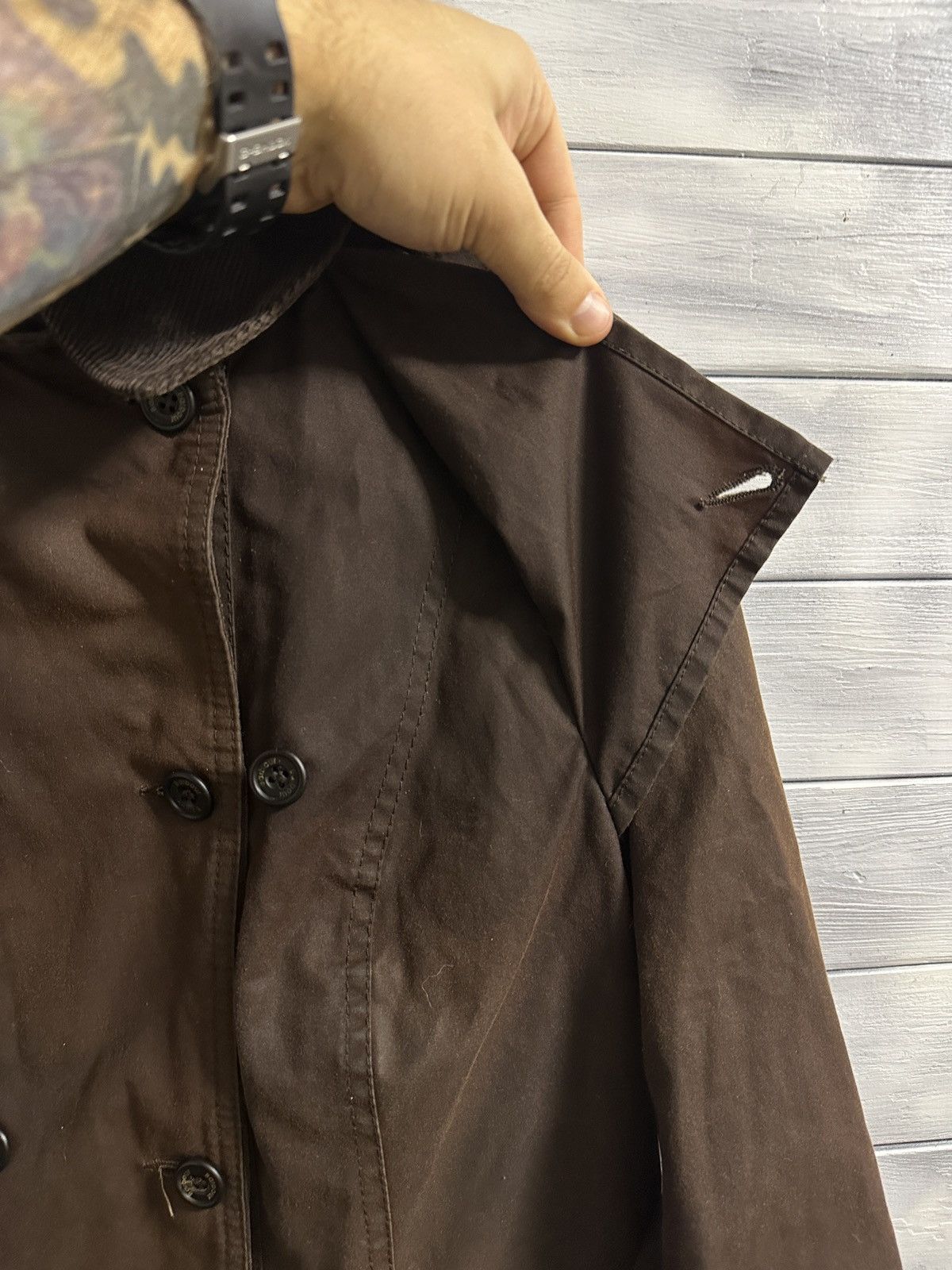 Barbour Rare Luxury Jacket Barbour 100% Waxed Cotton England Size M / US 6-8 / IT 42-44 - 6 Thumbnail