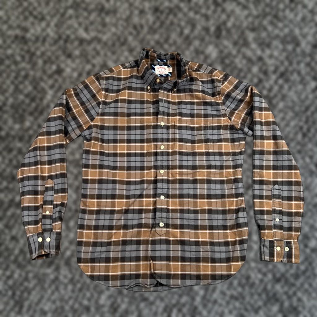 Brooks Brothers VINTAGE Brooks Brothers Button-Down Shirt Men Large Plaid Cotton All Seasons Woven Casual Business Party Size US L / EU 52-54 / 3 - 1 Thumbnail