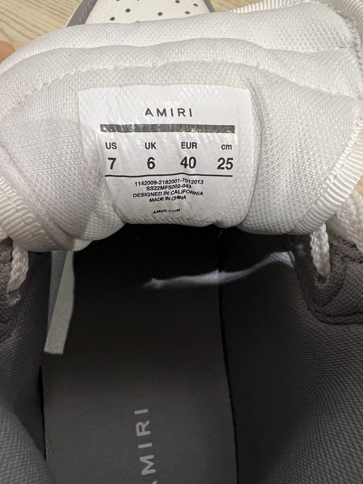 Amiri Amiri Skel Top High Top Sneakers Size US 7 / EU 40 - 4 Thumbnail