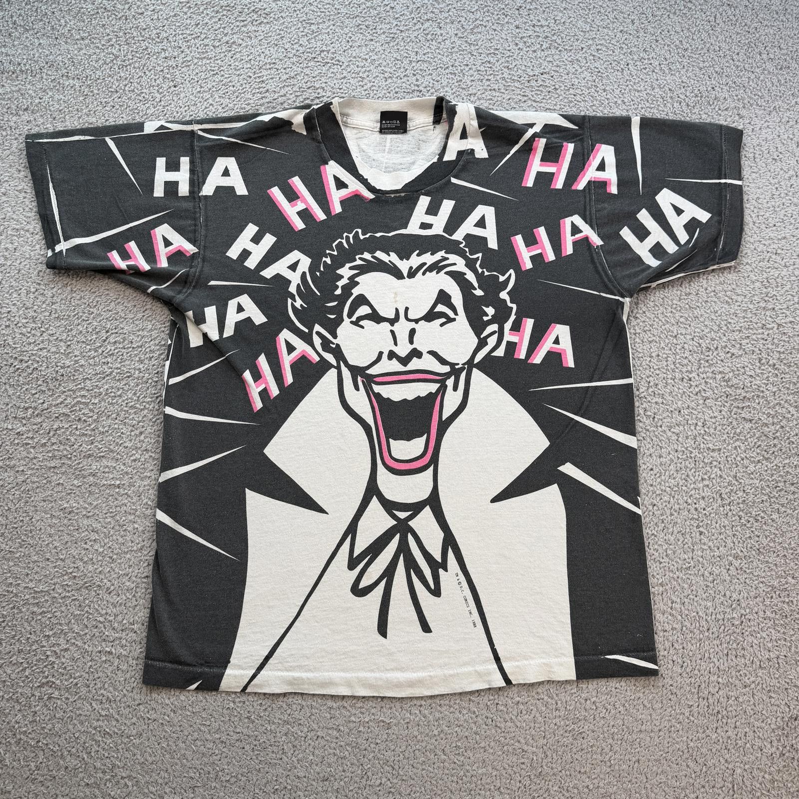 Other Vintage 1998 DC Comics Joker All Over Print T Shirt XL USA Size US XL / EU 56 / 4 - 1 Thumbnail