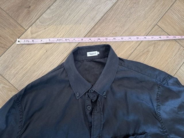 Filippa K Black lyocell shirt Size US M / EU 48-50 / 2 - 2 Thumbnail