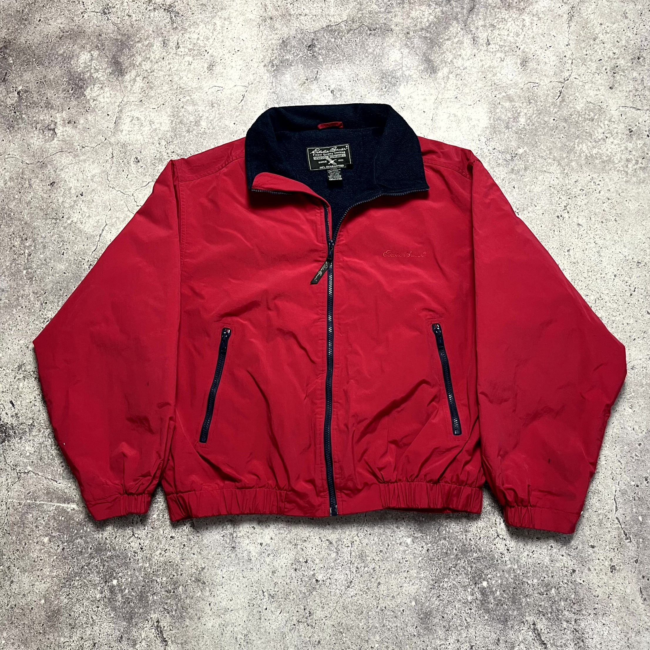Eddie Bauer Eddie Bauer Nylon Polartec Red Bomber Jacket Size M Size US M / EU 48-50 / 2 - 1 Thumbnail