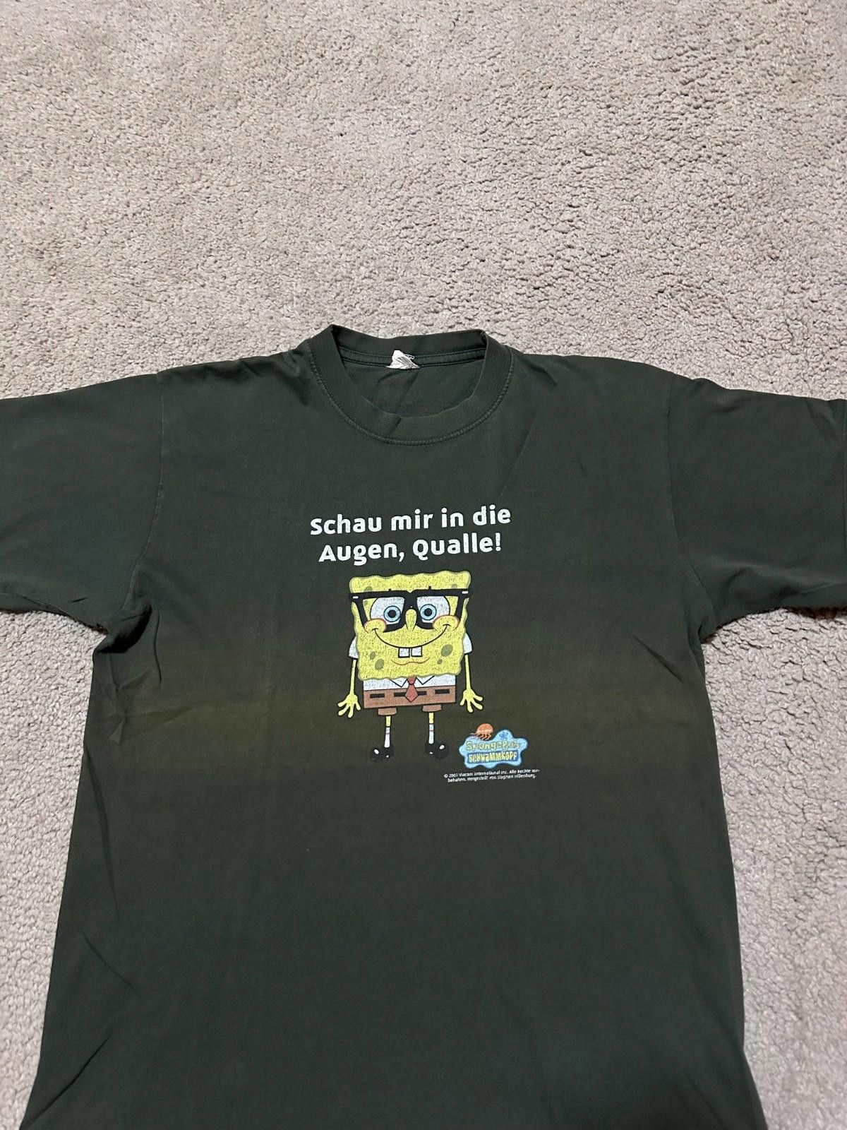 Nickelodeon Vintage 2003 Tshirt Sponge Bob Sz M Size US M / EU 48-50 / 2 - 3 Thumbnail