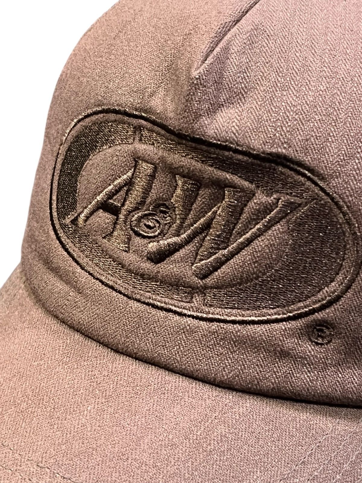 Garment Reproduction of Workers Vintage A&W OKINAWA JAPAN Trucker Hat Roy Allen Frank Wright Size ONE SIZE - 3 Thumbnail