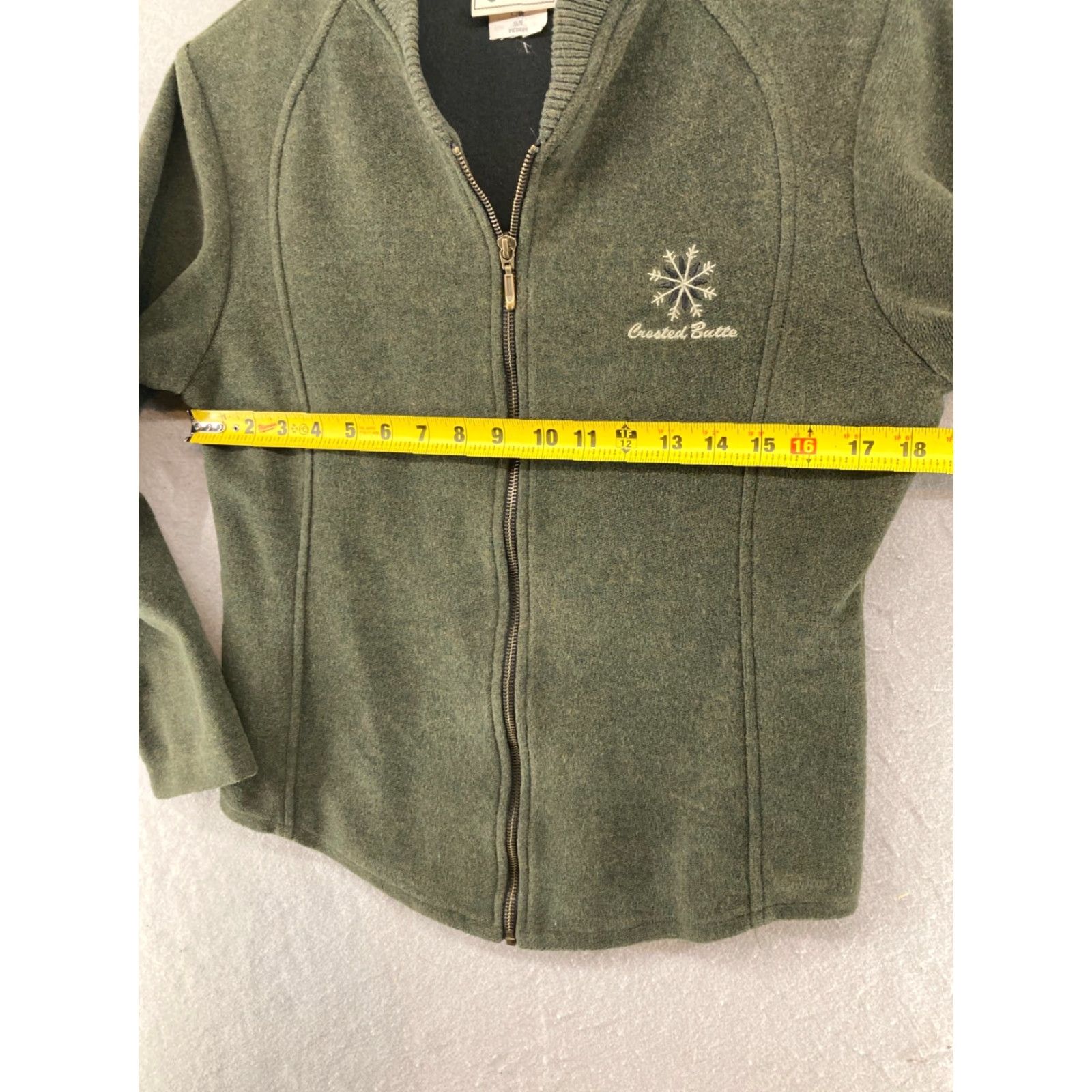 Vintage VINTAGE Green Brand Recycled Womens Jacket M Green USA MADE Full Zip Recycled Blend Size M / US 6-8 / IT 42-44 - 2 Thumbnail