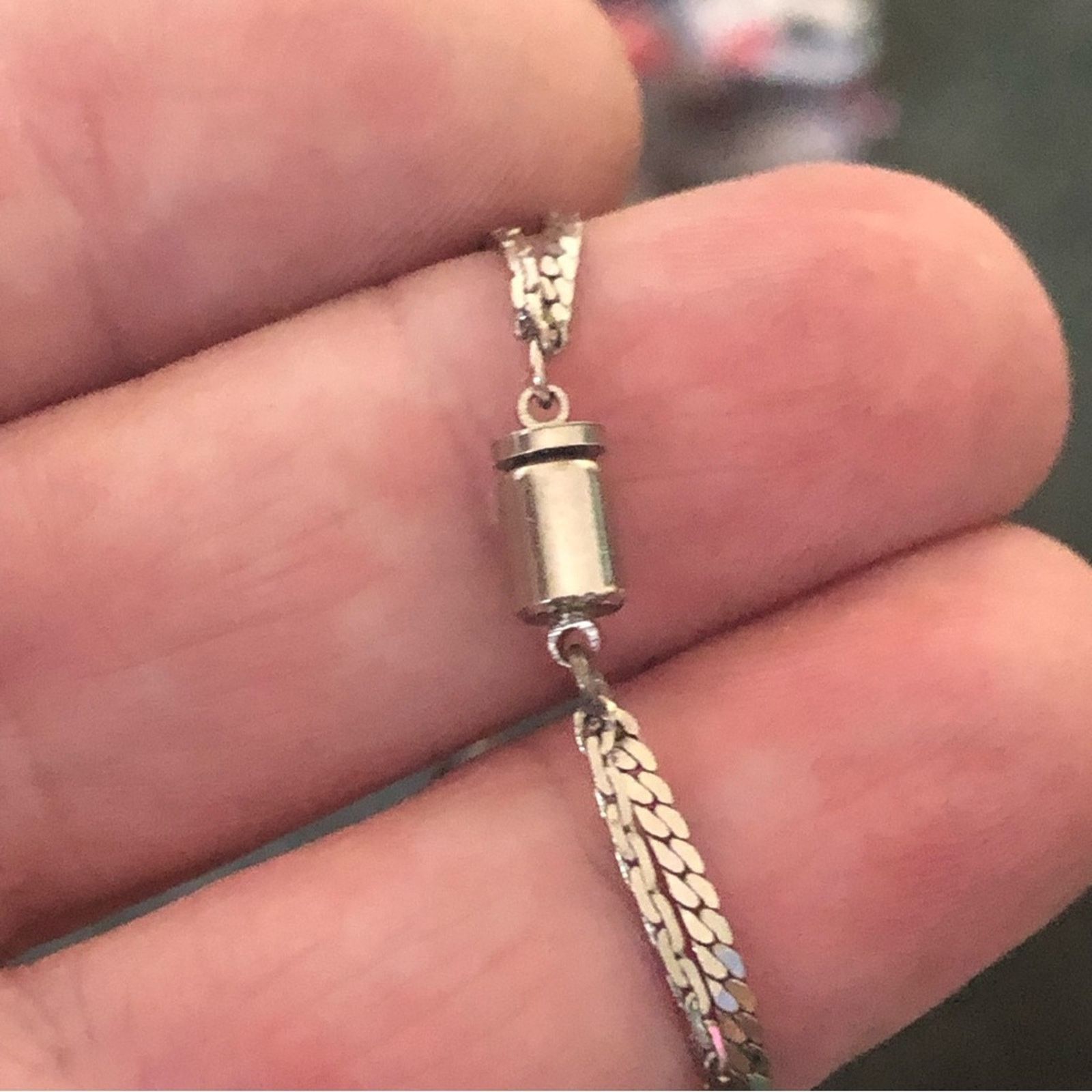 Vintage Vintage double strand silver plated chain bracelet Size ONE SIZE - 6 Thumbnail