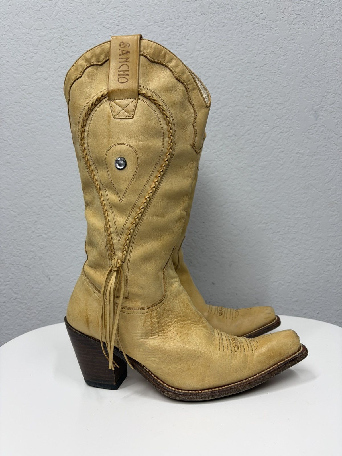 If Six Was Nine A.S. 98 Avant Garde Archive Leather Belted Boots Size US 9 / IT 39 - 1 Thumbnail