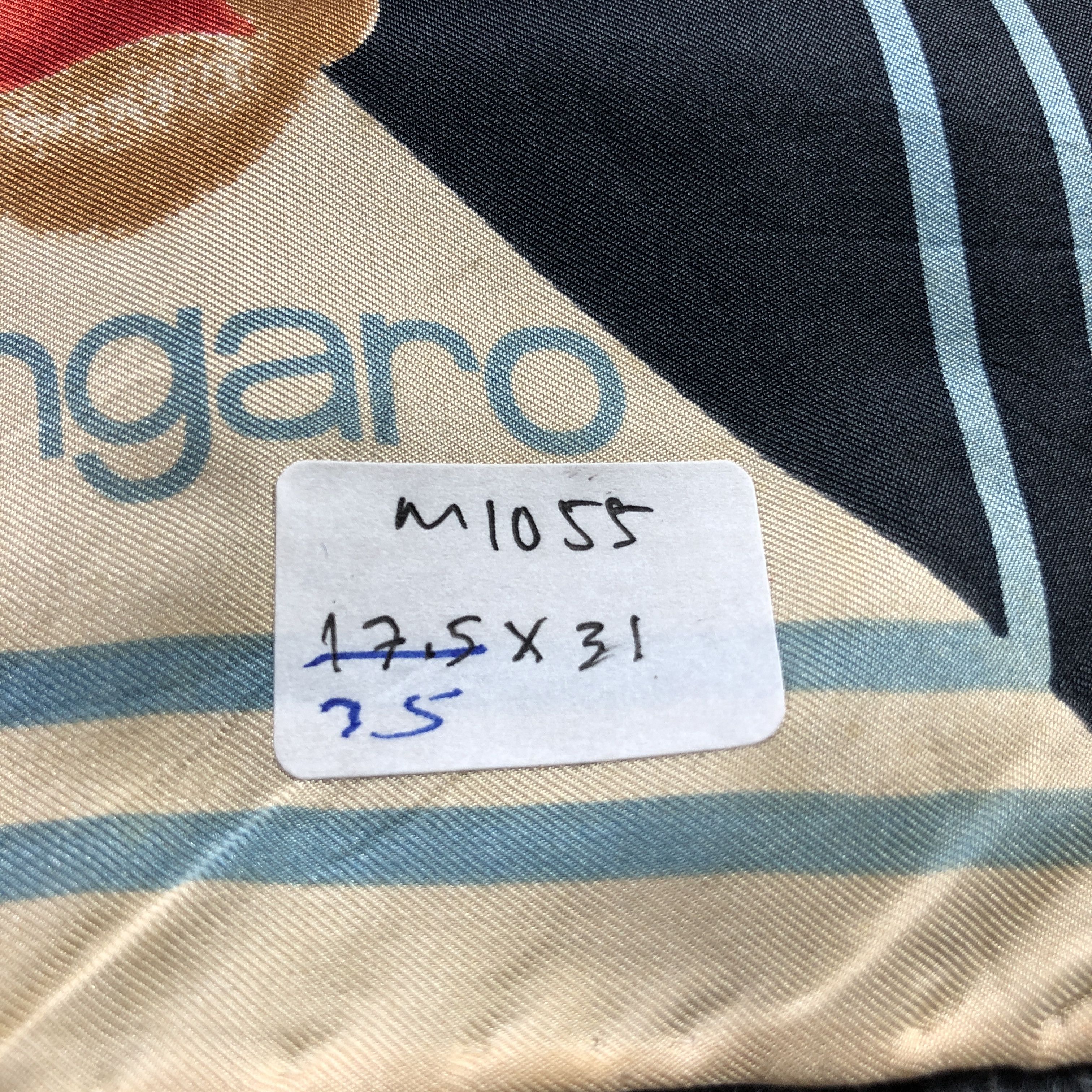 Emanuel Ungaro Emanuel Ungaro Floral Hand Rolled Silk Scarf M1055 Size ONE SIZE - 11 Thumbnail