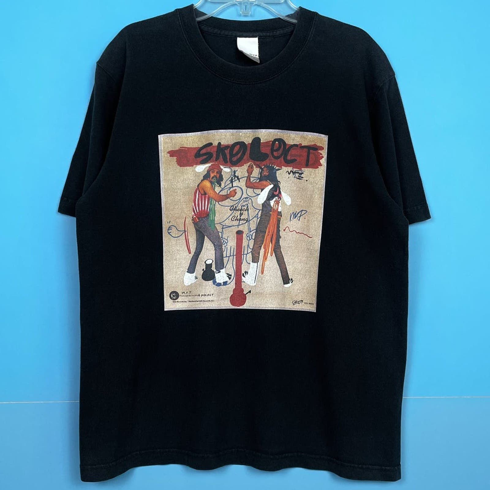 Japanese Brand × Skoloct × Vintage 🇯🇵SKOLOCT Cheech and Chong Graffiti T Size US M / EU 48-50 / 2 - 2 Thumbnail