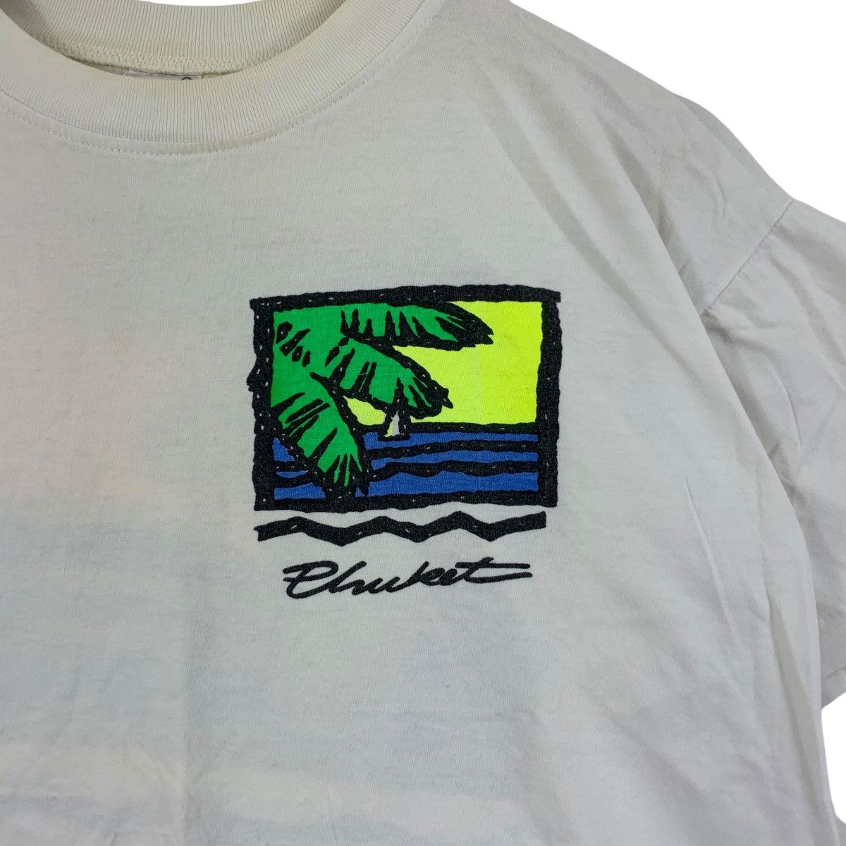 Vintage Vintage PHUKET THAILAND BEACH Hand Print Tee Shirt Top Size L / US 10 / IT 46 - 4 Thumbnail