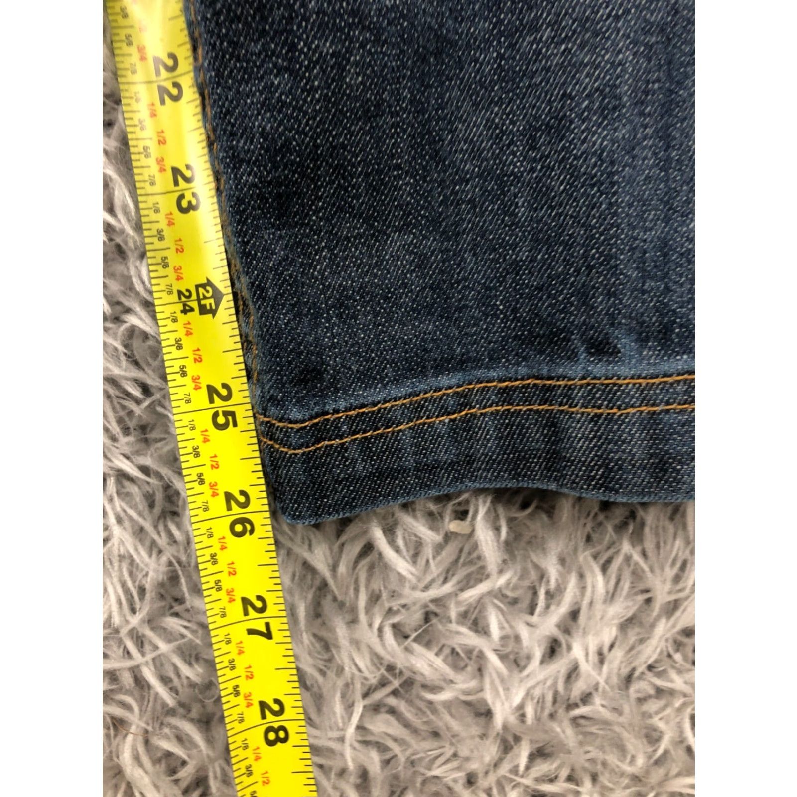 Eddie Bauer Eddie Bauer Jeans Womens Ankle Zip 14 Blue Dark Wash Genuine Denim Regular Size 14 27in Inseam Ballpoint? Size 36" / US 14 / IT 50 - 3 Thumbnail