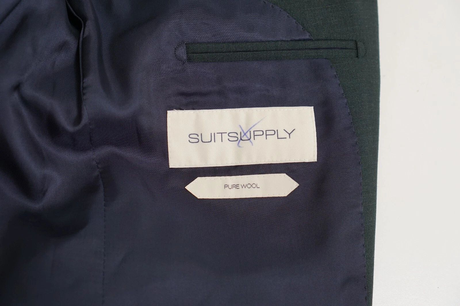 Suitsupply Men Suitsupply Blazer Lazio Pure Wool Green Reda UK/US38 Size 38R - 5 Thumbnail