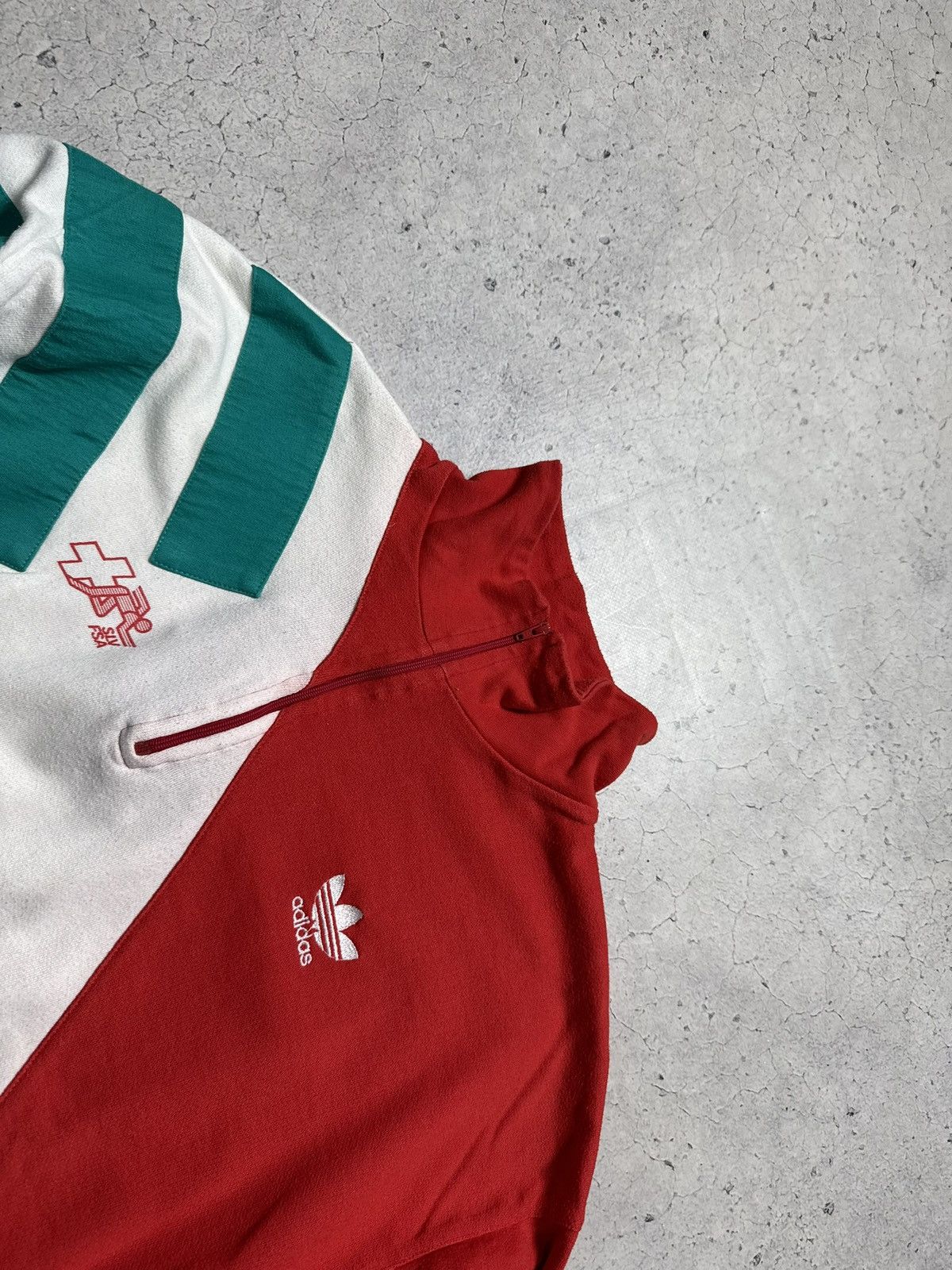 Adidas Adidas Suisse Switzerland Vintage 90’s Football Sweatshirt Size US S / EU 44-46 / 1 - 4 Thumbnail