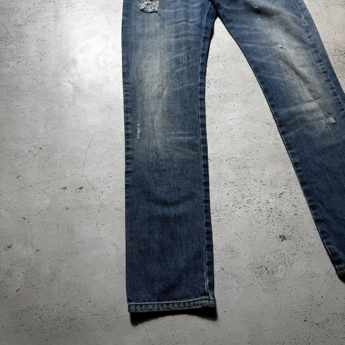 John Galliano vintage y2k destroyed John galliano jeans double waist Size 28" / US 6 / IT 42 - 3 Thumbnail