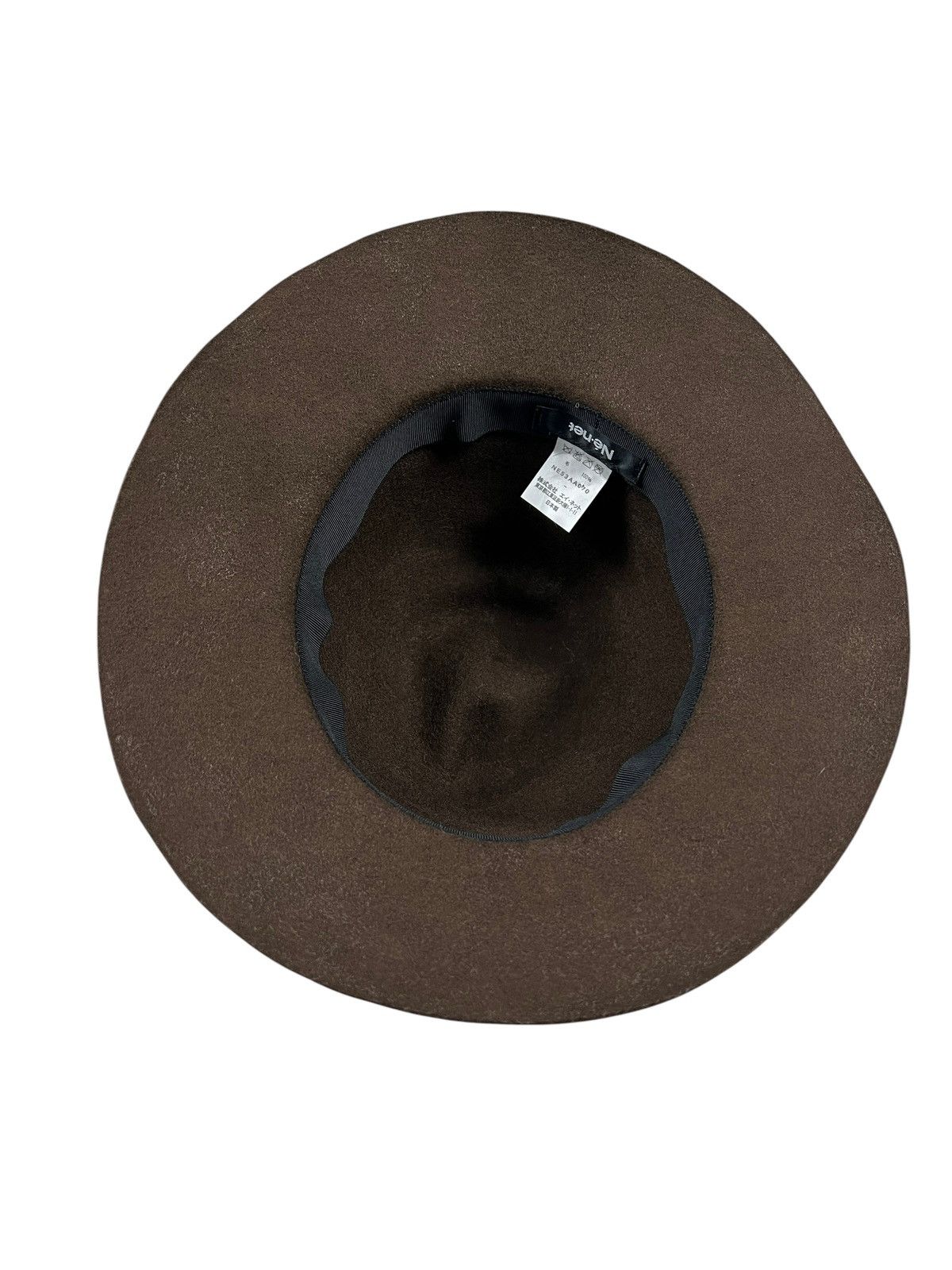 Issey Miyake × Ne-Net Né-net Wool Fedora Hat Size ONE SIZE - 4 Thumbnail