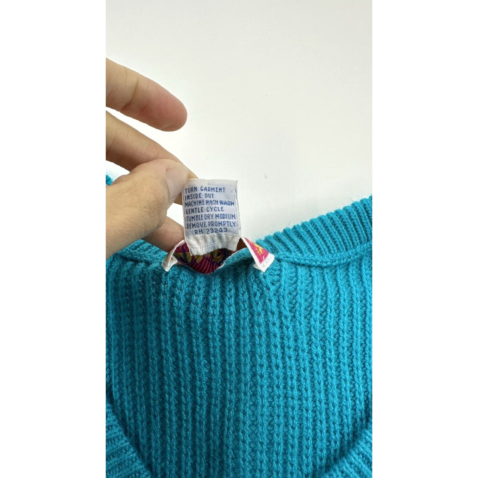Vintage VINTAGE Sam & Max Sweater Dress Women’s M Blue Long Size M / US 6-8 / IT 42-44 - 4 Thumbnail
