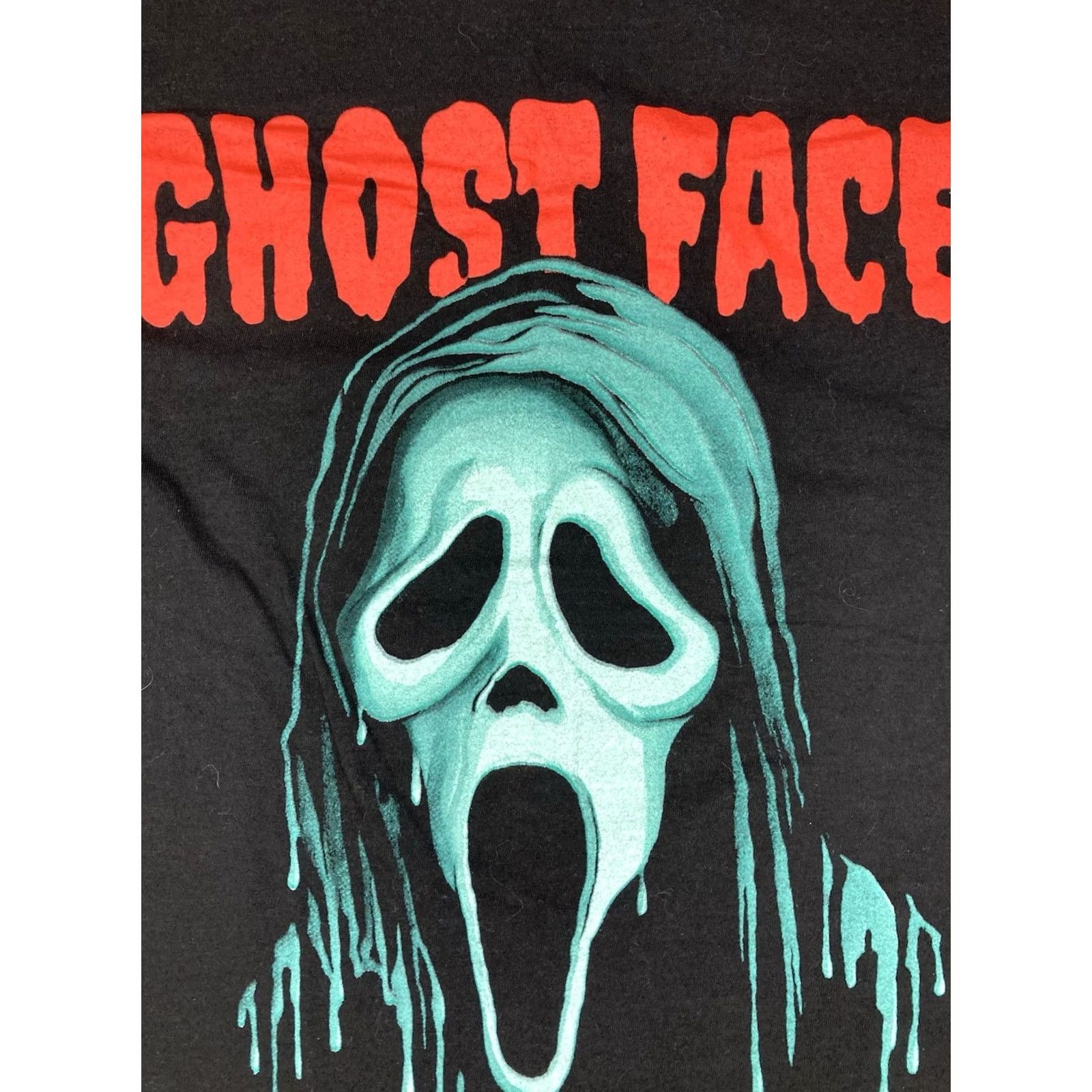 Vintage Ghost Face Halloween Graphic T-shirt Men Medium Black Short Sleeve Size US M / EU 48-50 / 2 - 2 Thumbnail
