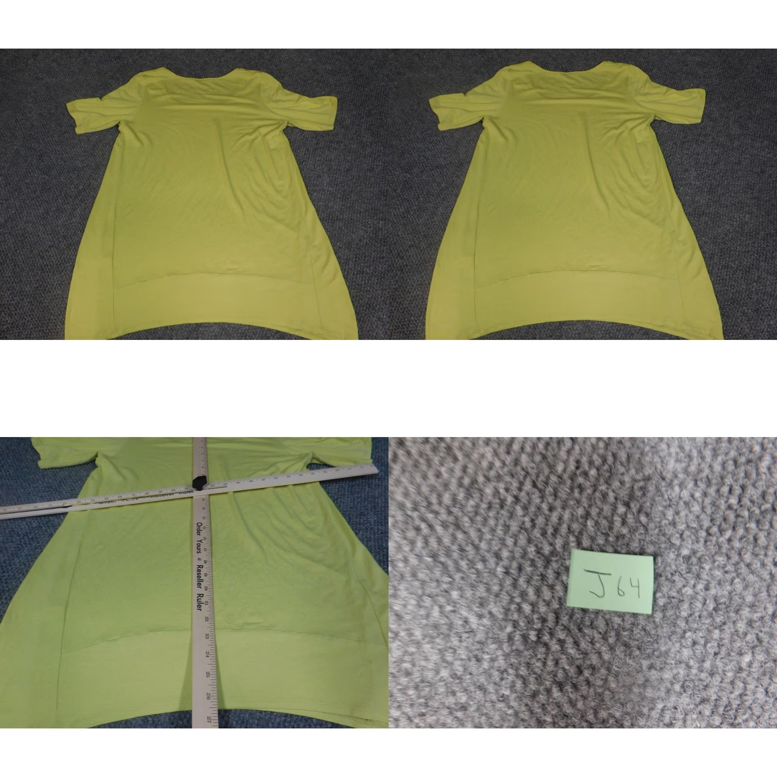 J. Jill J. Jill Blouse Tunic Short Sleeve Crew Neck Green Rayon Stretch Cap Sleeve Button Pullover Casual Women S Regular Size S Size S / US 4 / IT 40 - 8 Thumbnail