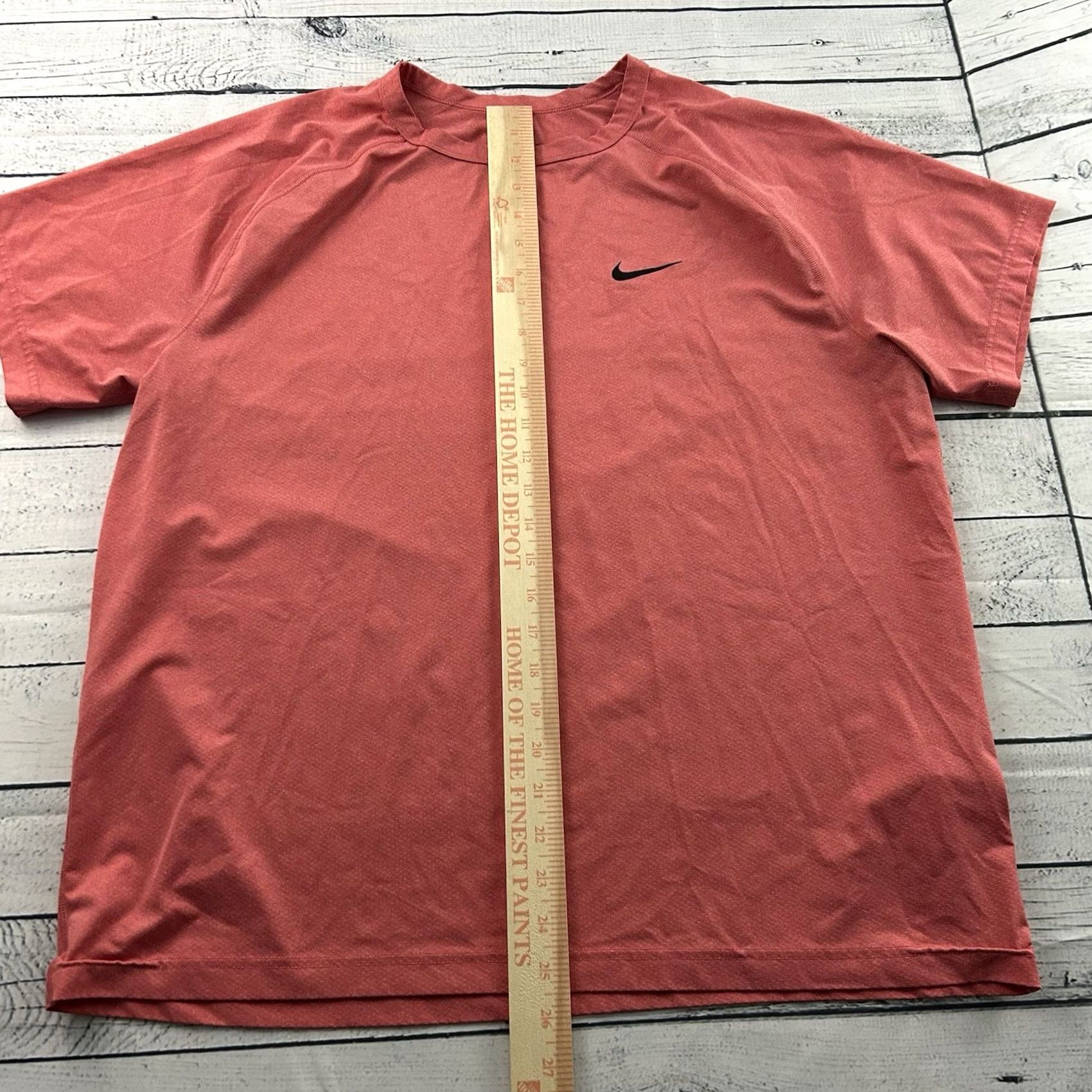 Nike Nike Dri-Fit Athletic Short Sleeve T Shirt Men L Salmon Pink Size US L / EU 52-54 / 3 - 4 Thumbnail
